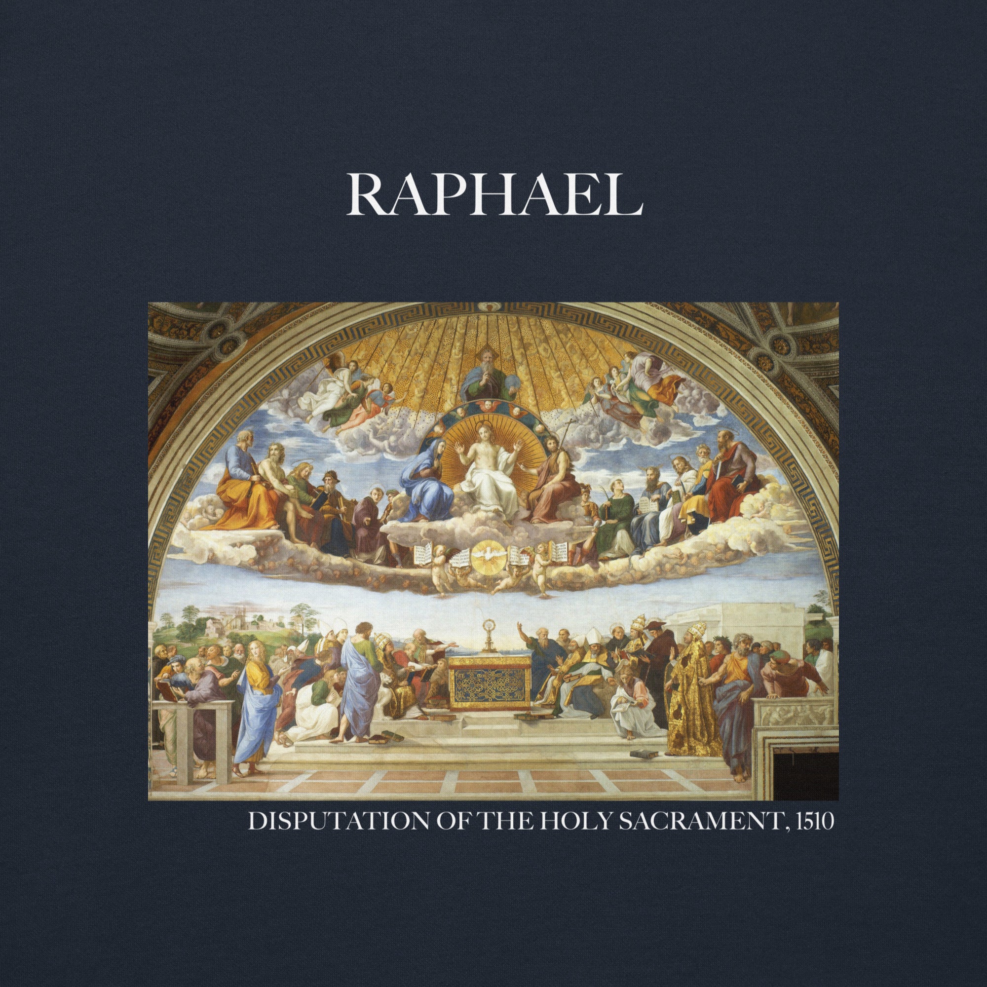 Raphael 'Disputation of the Holy Sacrament' Famous Painting Sweatshirt | Unisex Premium Sweatshirt