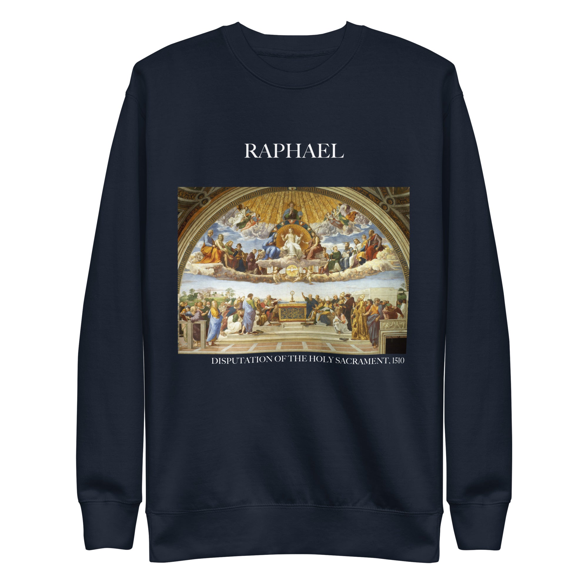 Raphael 'Disputation of the Holy Sacrament' Famous Painting Sweatshirt | Unisex Premium Sweatshirt