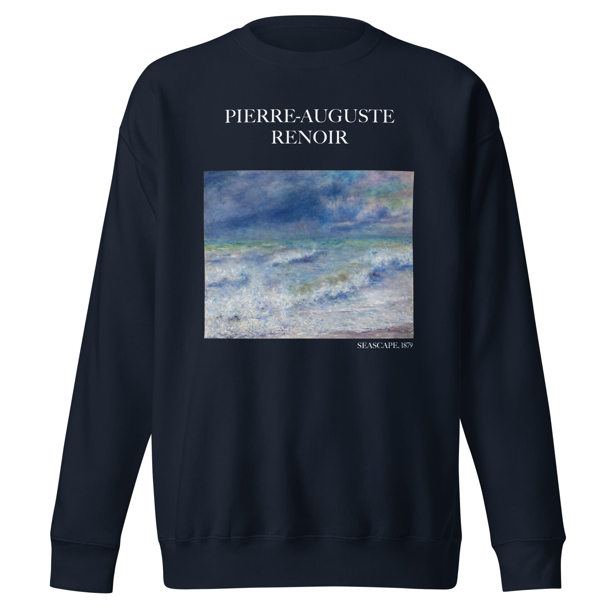 Sweatshirt mit berühmtem Gemälde „Meereslandschaft“ von Pierre-Auguste Renoir, Unisex-Premium-Sweatshirt