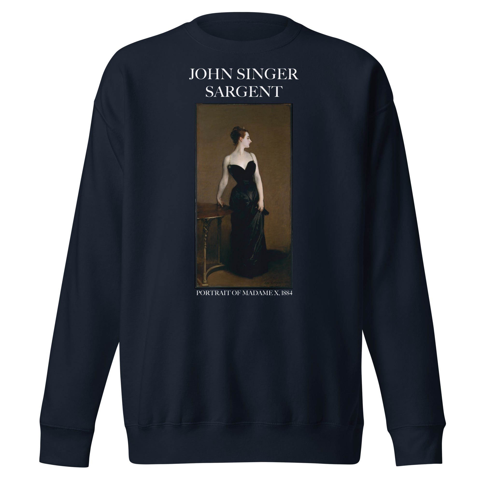 Sweatshirt mit berühmtem Gemälde „Portrait of Madame X“ von John Singer Sargent | Premium-Sweatshirt für Unisex