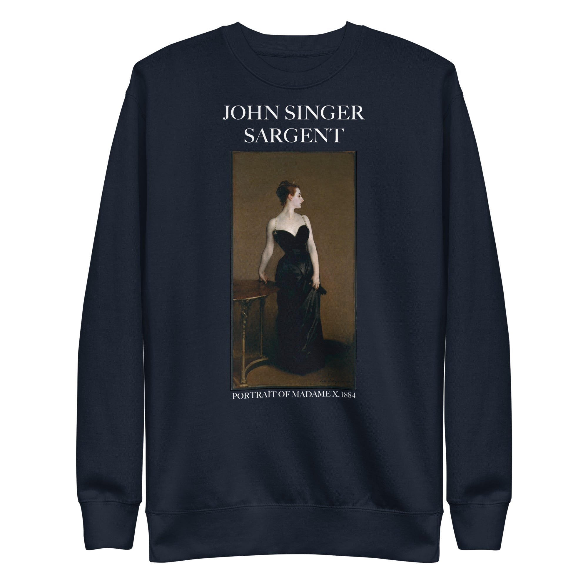 Sweatshirt mit berühmtem Gemälde „Portrait of Madame X“ von John Singer Sargent | Premium-Sweatshirt für Unisex