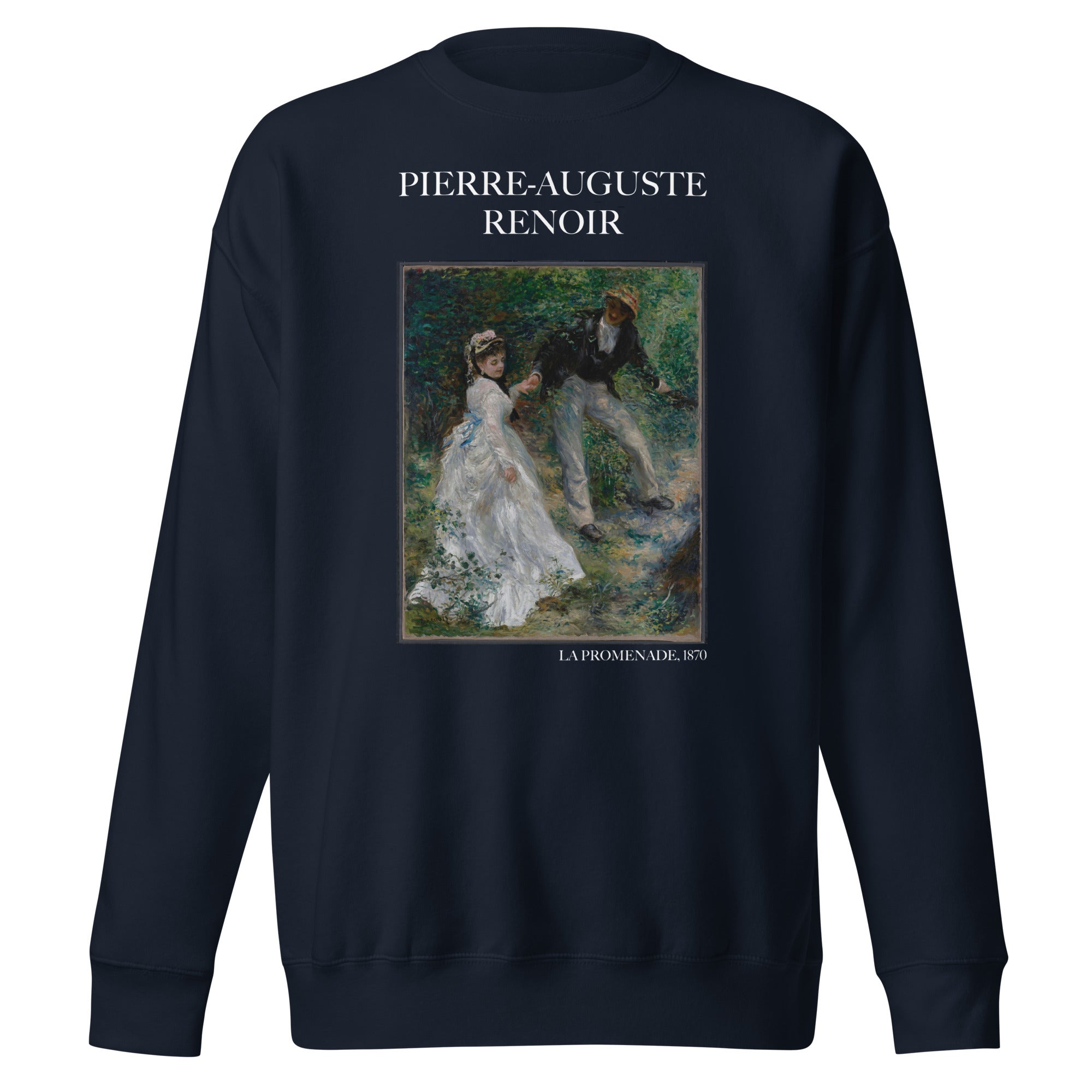 Sweatshirt mit berühmtem Gemälde „La Promenade“ von Pierre-Auguste Renoir, Unisex-Premium-Sweatshirt