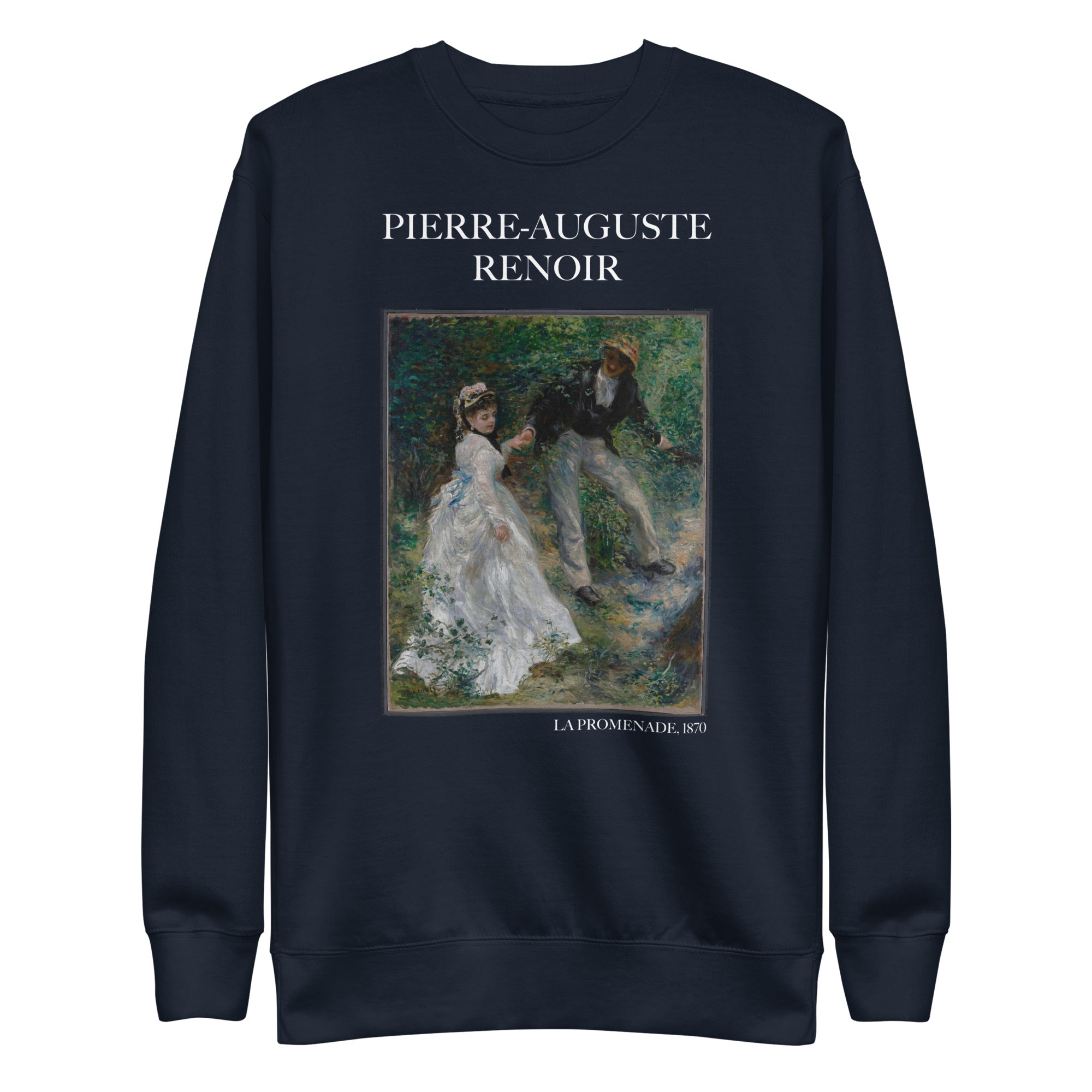 Sweatshirt mit berühmtem Gemälde „La Promenade“ von Pierre-Auguste Renoir, Unisex-Premium-Sweatshirt