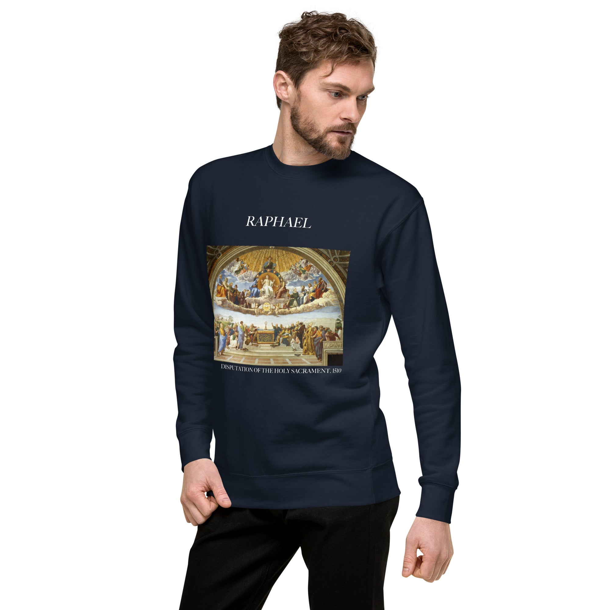 Raphael 'Disputation of the Holy Sacrament' Famous Painting Sweatshirt | Unisex Premium Sweatshirt