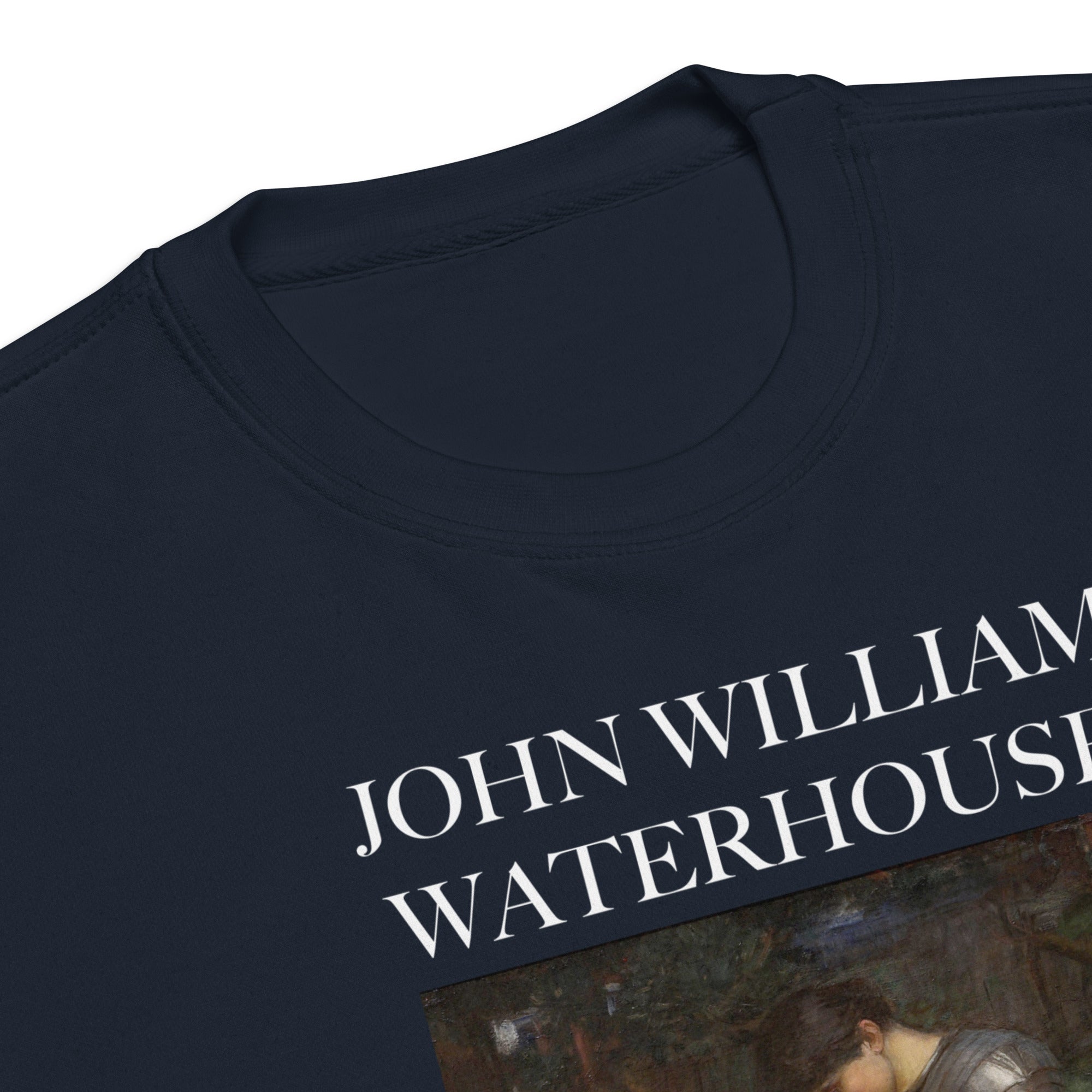 John William Waterhouse 'Lamia' Famous Painting Sweatshirt | Unisex Premium Sweatshirt