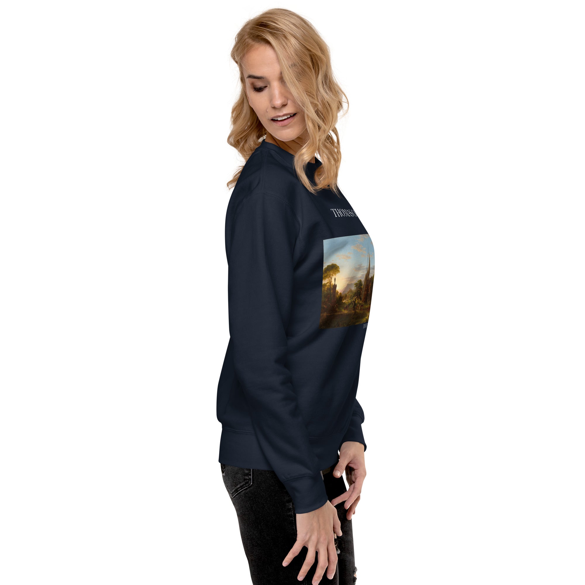 Thomas Cole - Sweatshirt mit berühmtem Gemälde „The Return“ | Premium-Unisex-Sweatshirt