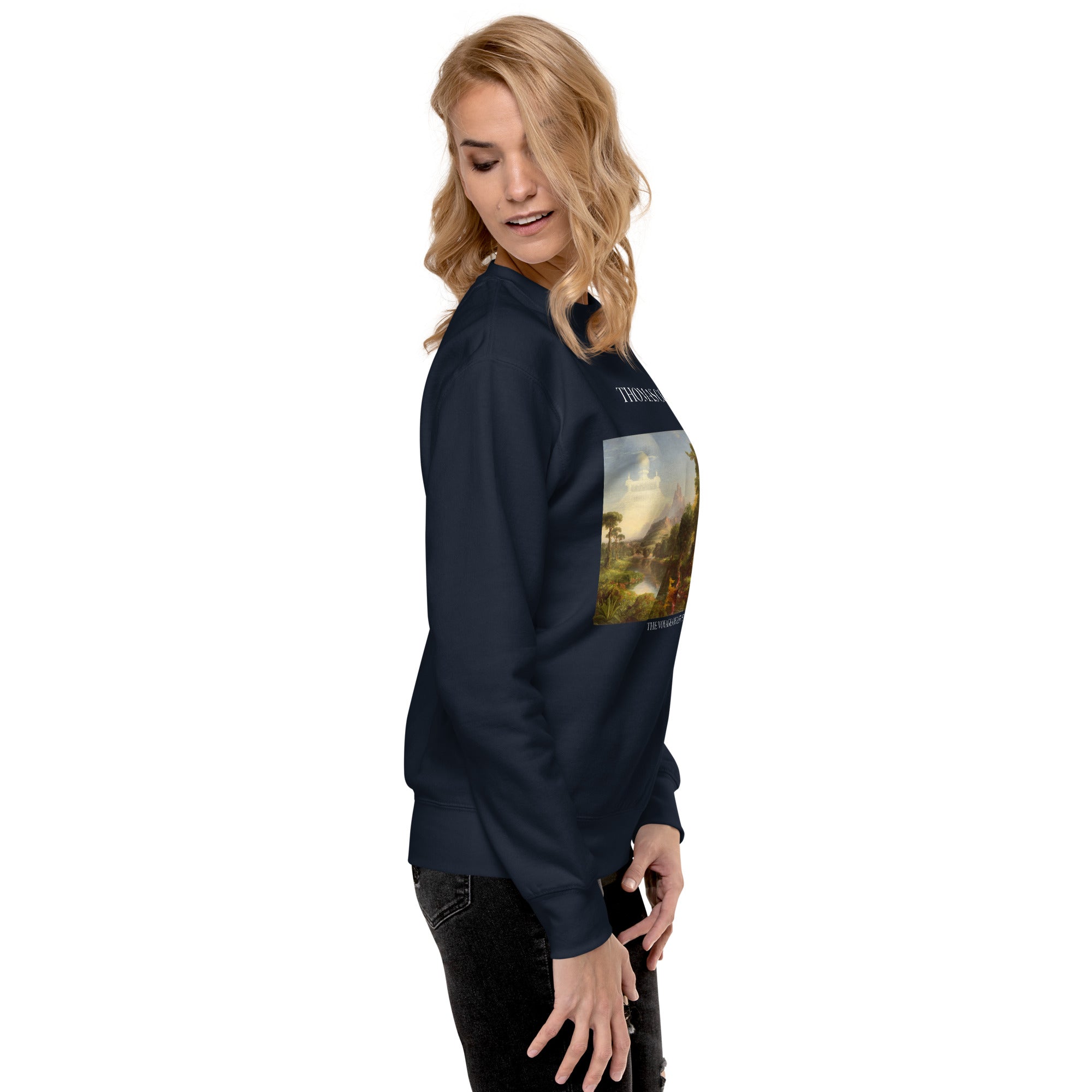 Sweatshirt mit berühmtem Gemälde „The Voyage of Life: Youth“ von Thomas Cole | Premium-Sweatshirt für Unisex