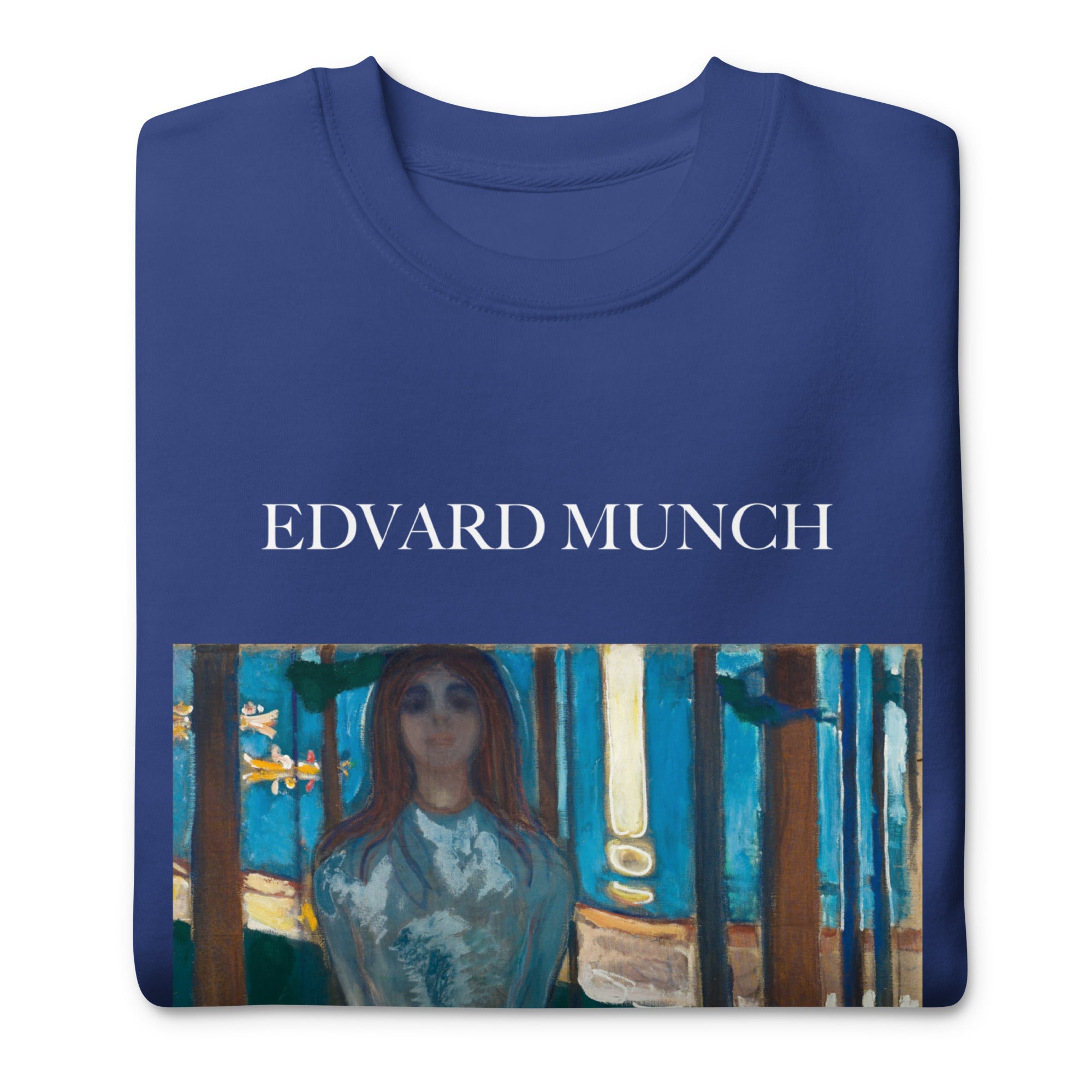 Sweatshirt mit berühmtem Gemälde „Die Stimme, Sommernacht“ von Edvard Munch | Premium-Sweatshirt für Unisex