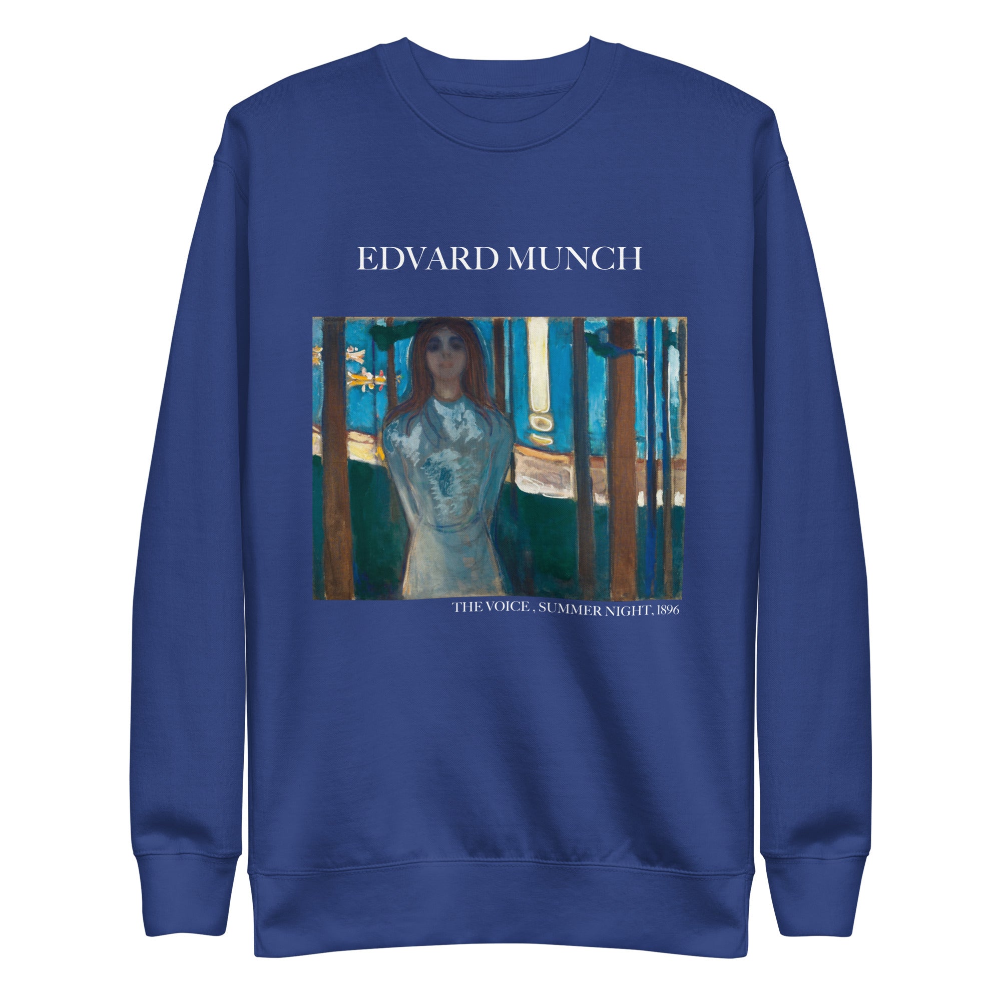 Sweatshirt mit berühmtem Gemälde „Die Stimme, Sommernacht“ von Edvard Munch | Premium-Sweatshirt für Unisex