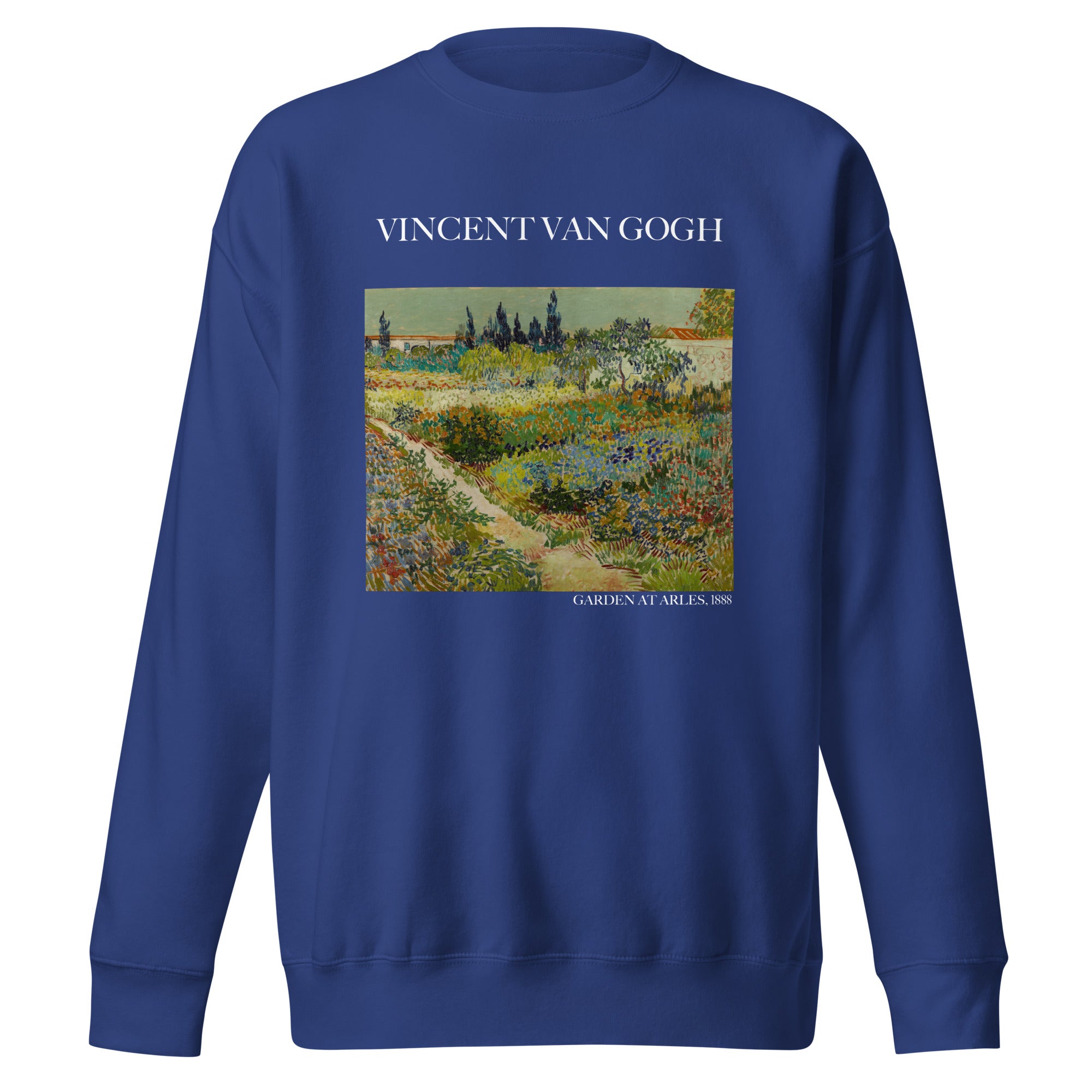 Sweatshirt mit berühmtem Gemälde „Garten in Arles“ von Vincent van Gogh | Premium-Sweatshirt für Unisex