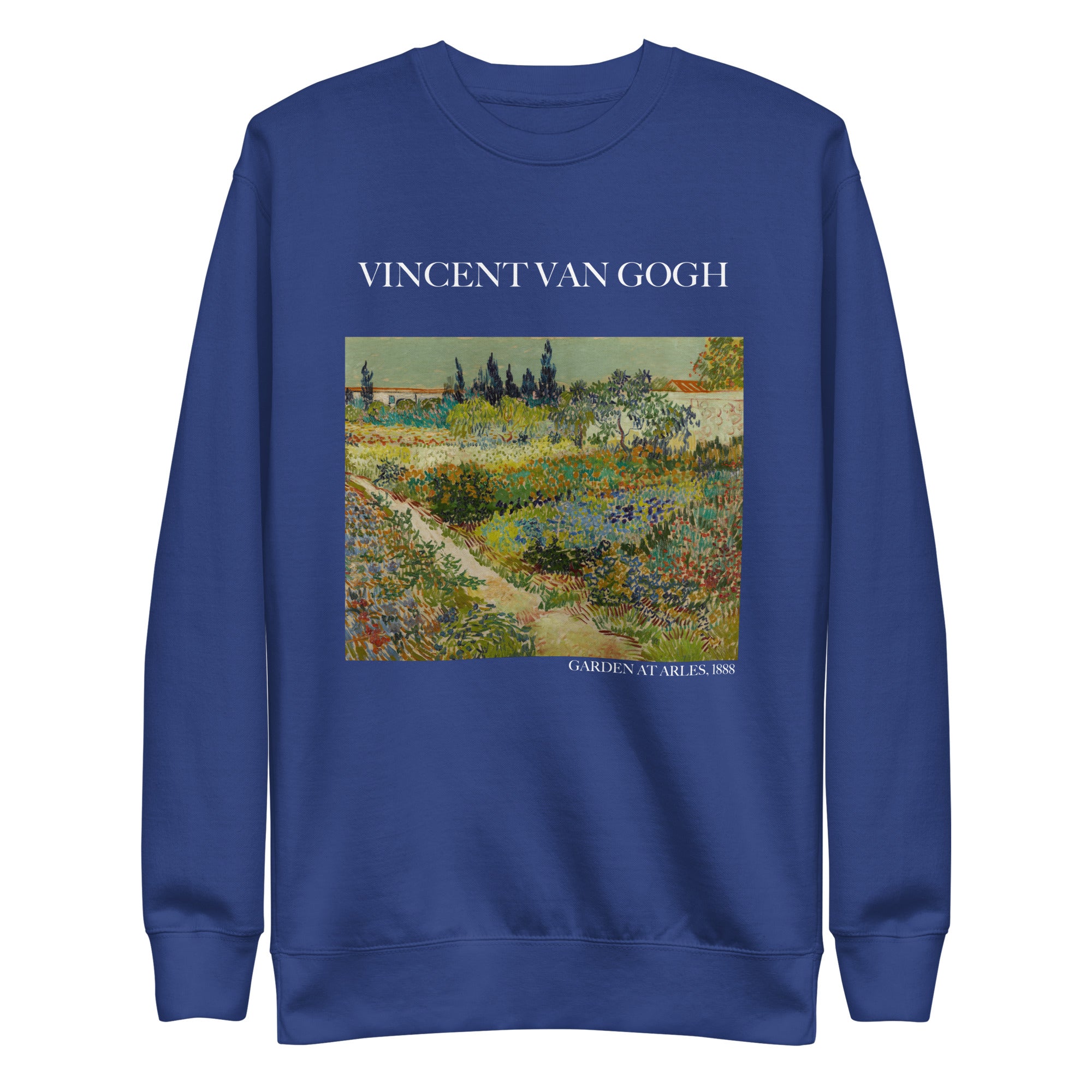 Sweatshirt mit berühmtem Gemälde „Garten in Arles“ von Vincent van Gogh | Premium-Sweatshirt für Unisex