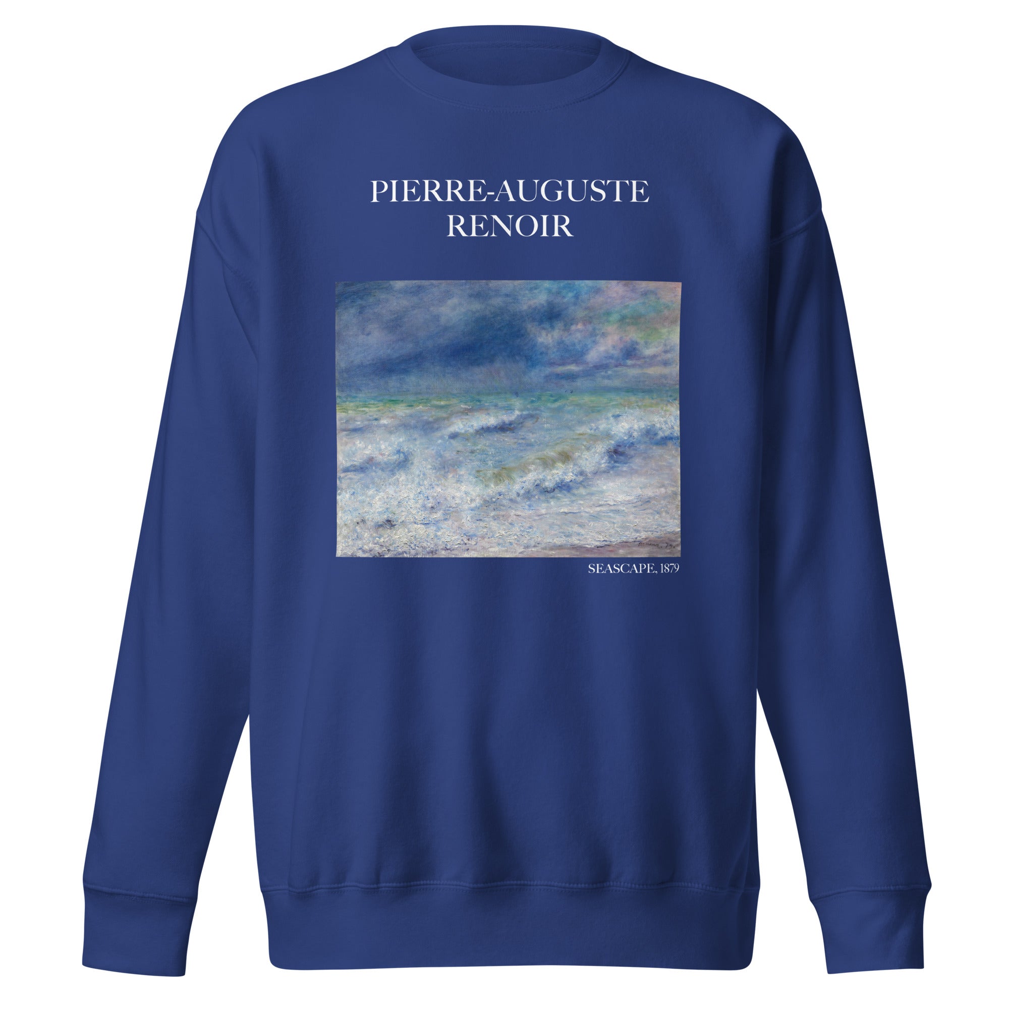 Sweatshirt mit berühmtem Gemälde „Meereslandschaft“ von Pierre-Auguste Renoir, Unisex-Premium-Sweatshirt