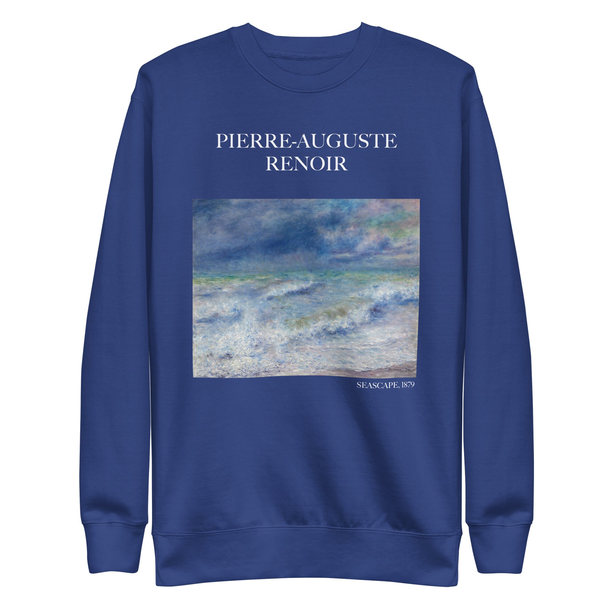 Sweatshirt mit berühmtem Gemälde „Meereslandschaft“ von Pierre-Auguste Renoir, Unisex-Premium-Sweatshirt