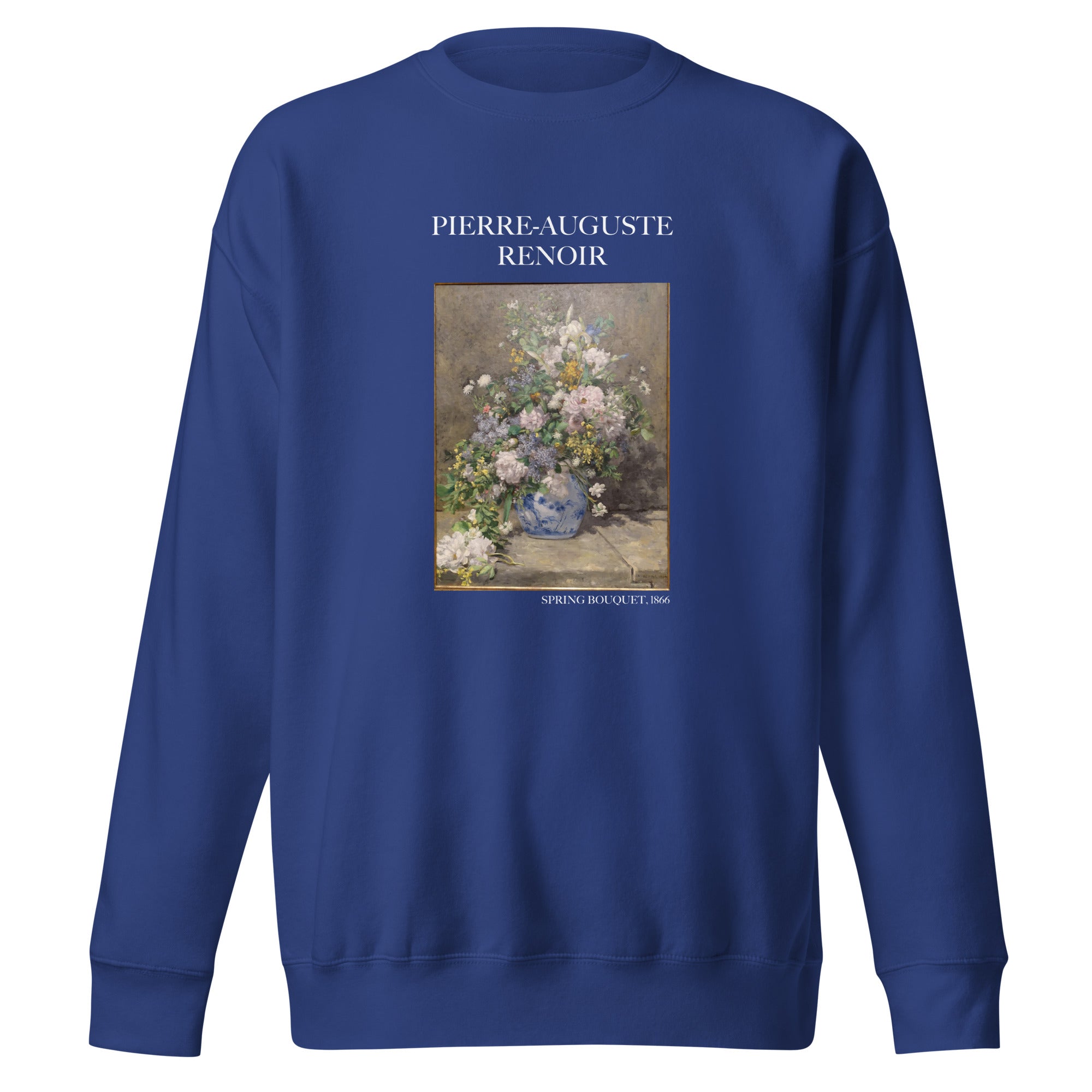 Pierre-Auguste Renoir 'Spring Bouquet' Famous Painting Sweatshirt | Unisex Premium Sweatshirt