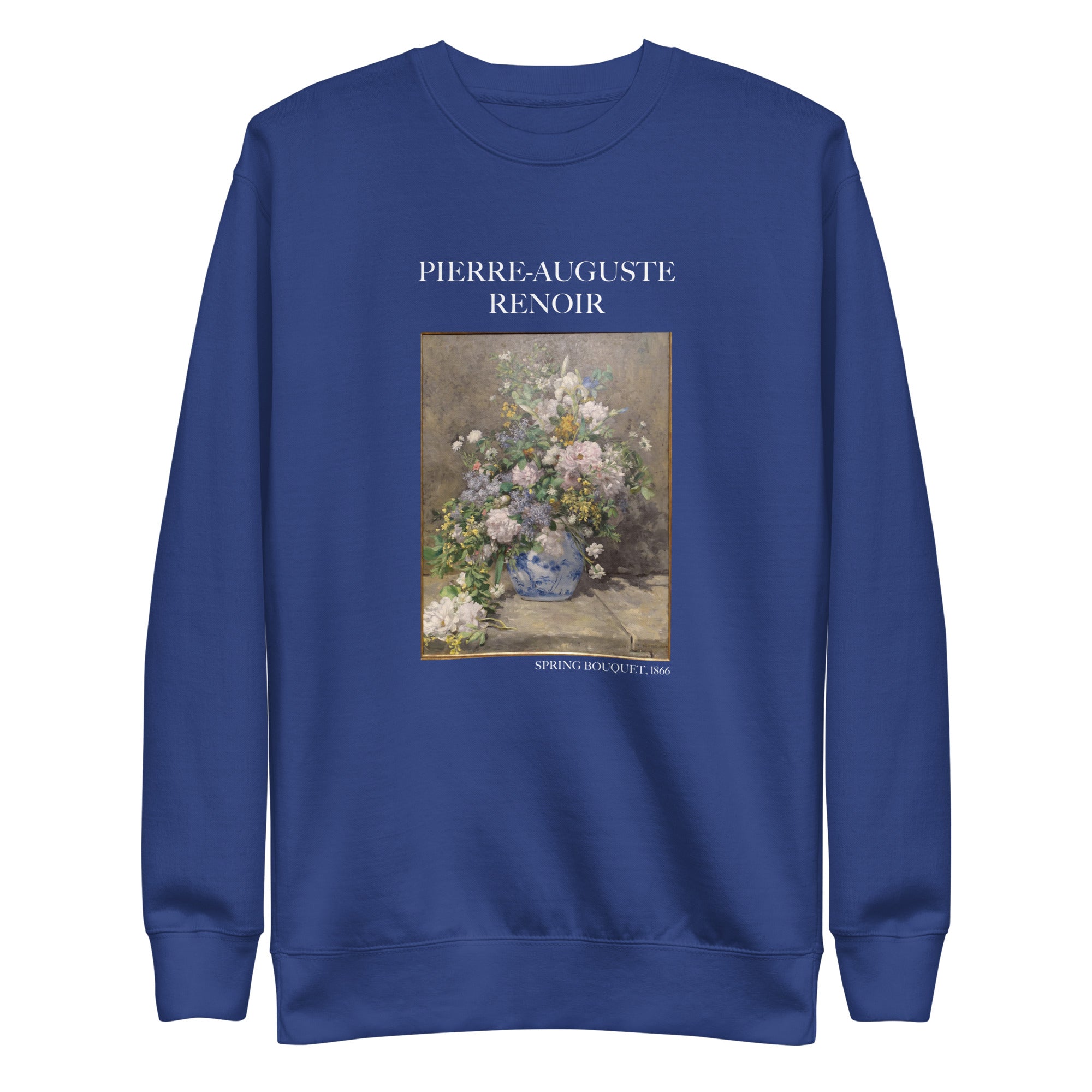 Pierre-Auguste Renoir 'Spring Bouquet' Famous Painting Sweatshirt | Unisex Premium Sweatshirt