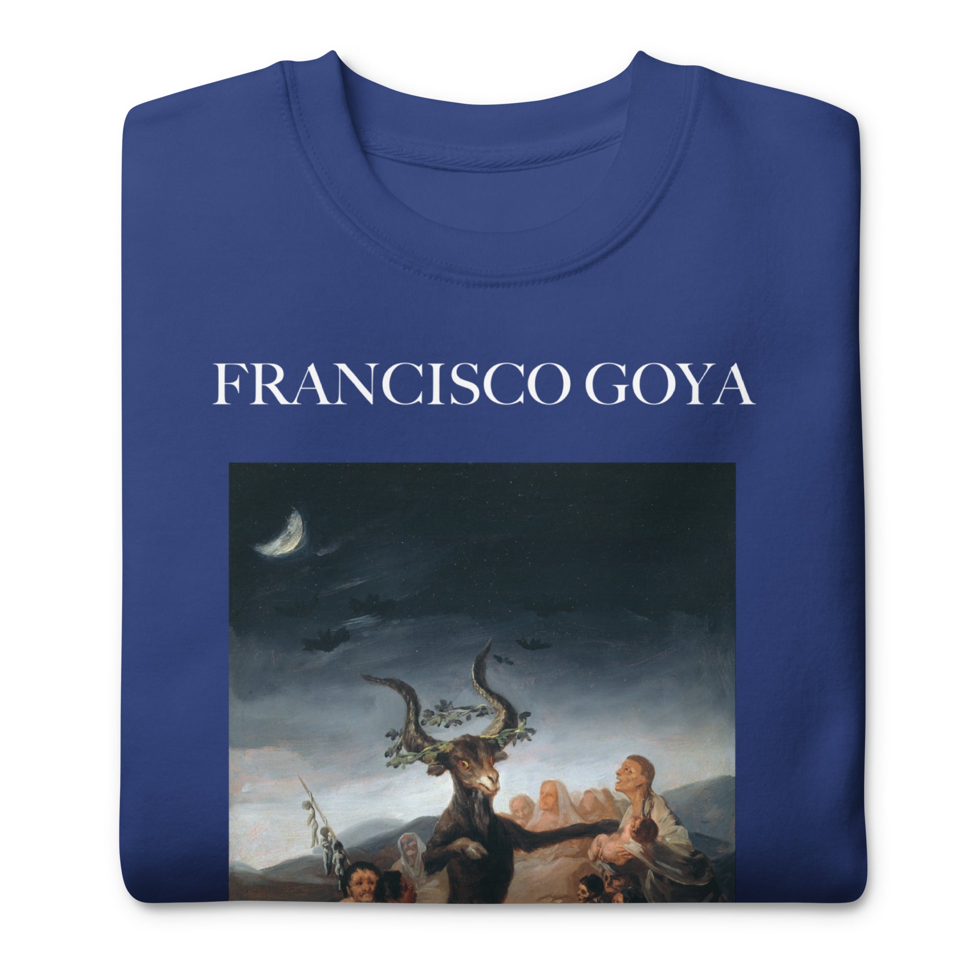 Francisco Goya 'Hexensabbat' Berühmtes Gemälde Sweatshirt | Unisex Premium Sweatshirt