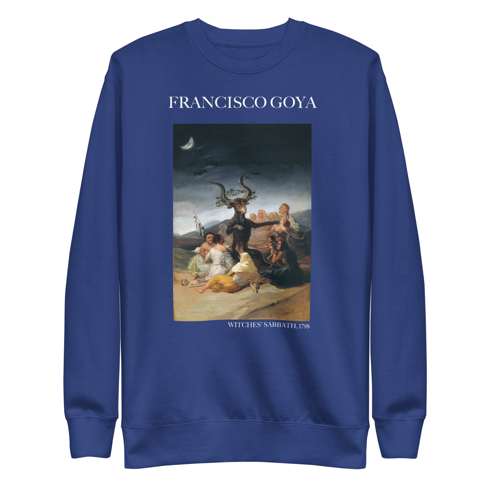 Francisco Goya 'Hexensabbat' Berühmtes Gemälde Sweatshirt | Unisex Premium Sweatshirt