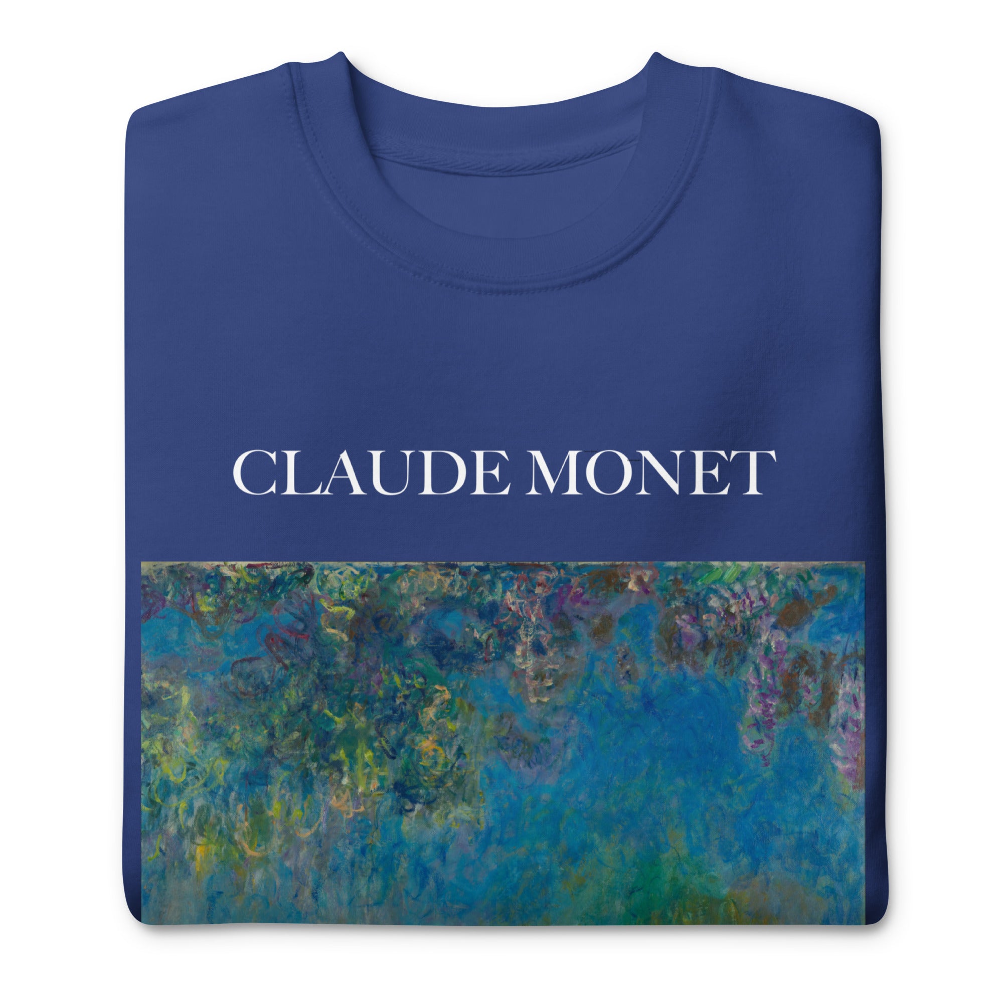 Claude Monet 'Wisteria' Famous Painting Sweatshirt | Unisex Premium Sweatshirt