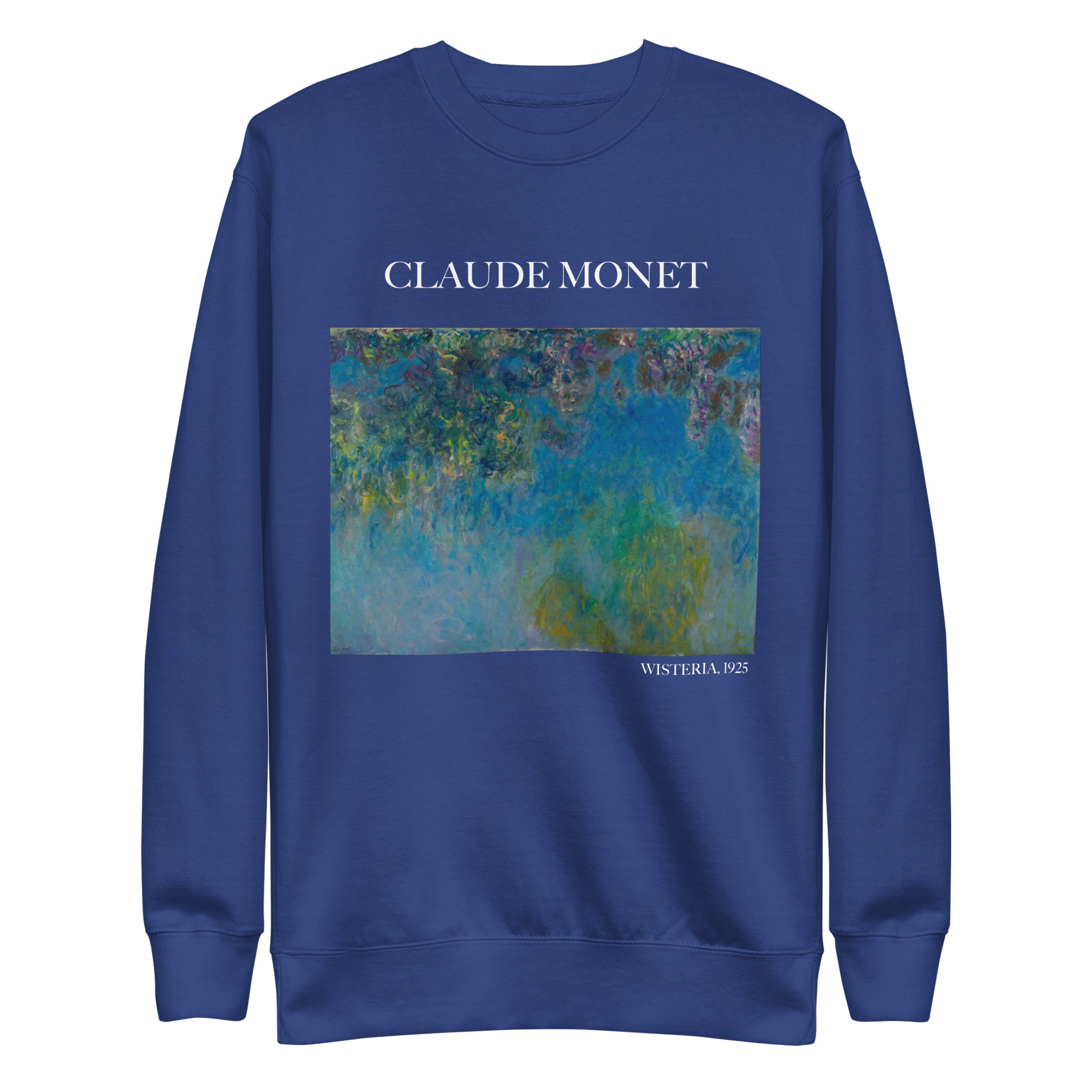 Sweatshirt „Wisteria“ von Claude Monet, berühmtes Gemälde, Premium-Unisex-Sweatshirt