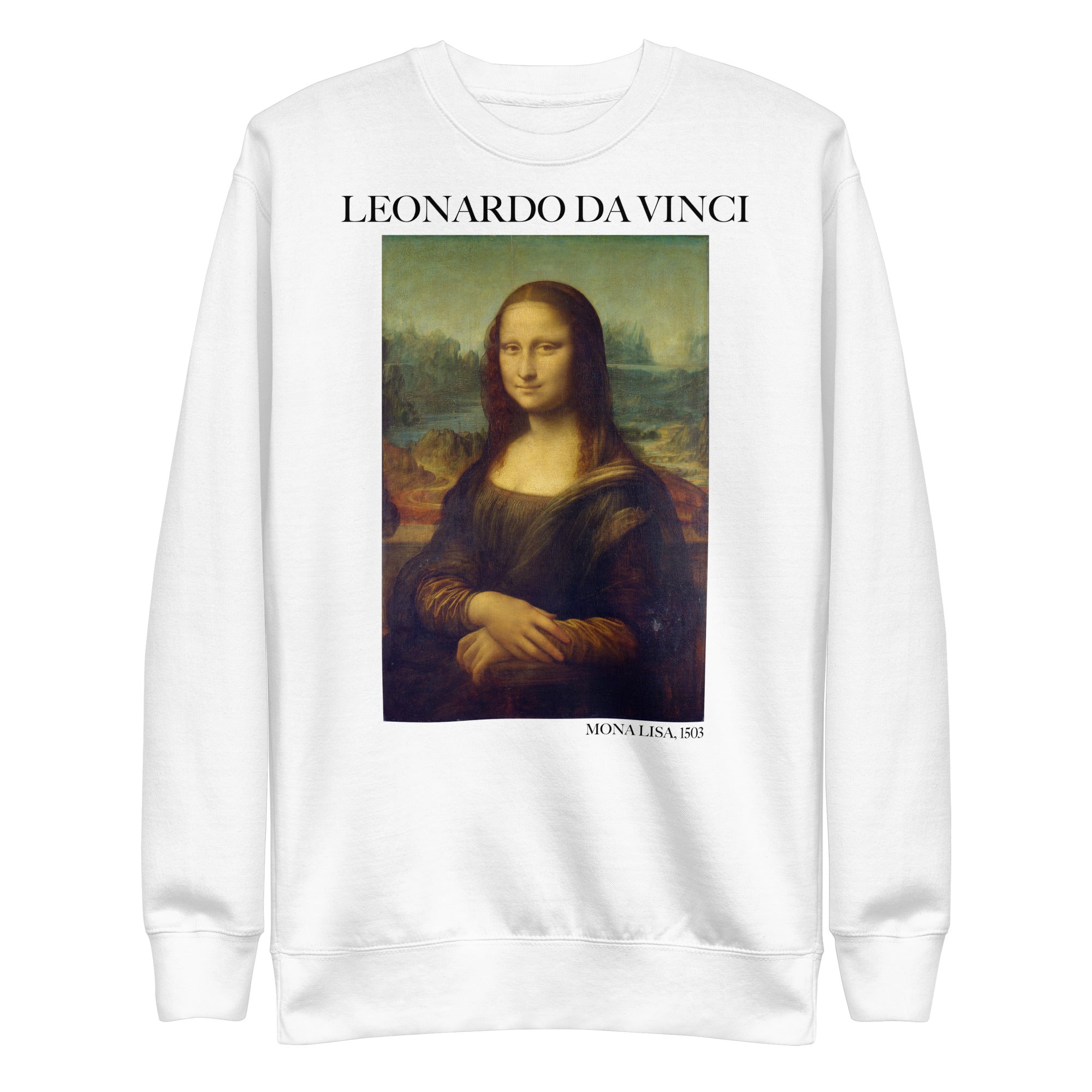 Leonardo da Vinci 'Mona Lisa' Famous Painting Sweatshirt | Unisex Premium Sweatshirt