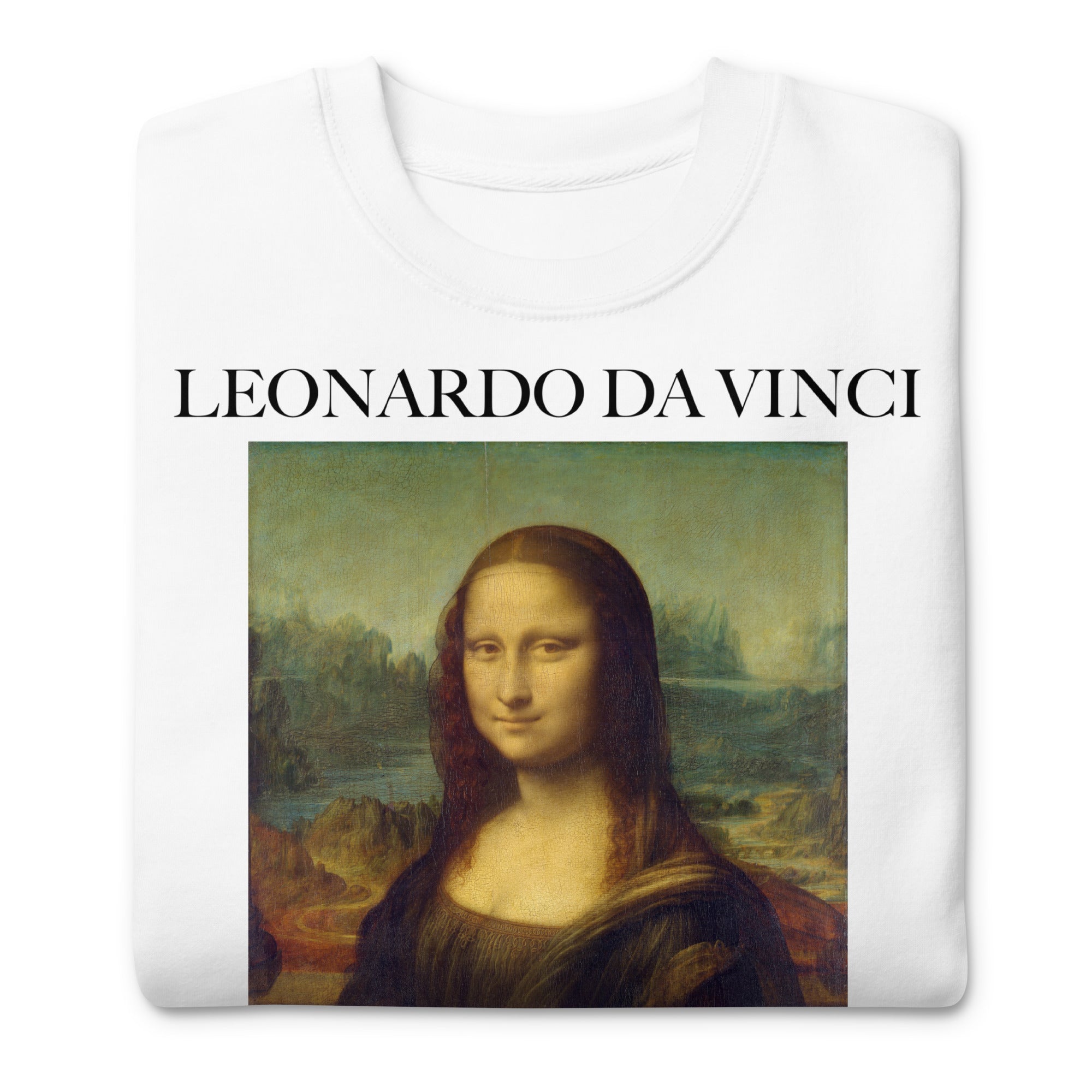 Leonardo da Vinci 'Mona Lisa' Famous Painting Sweatshirt | Unisex Premium Sweatshirt