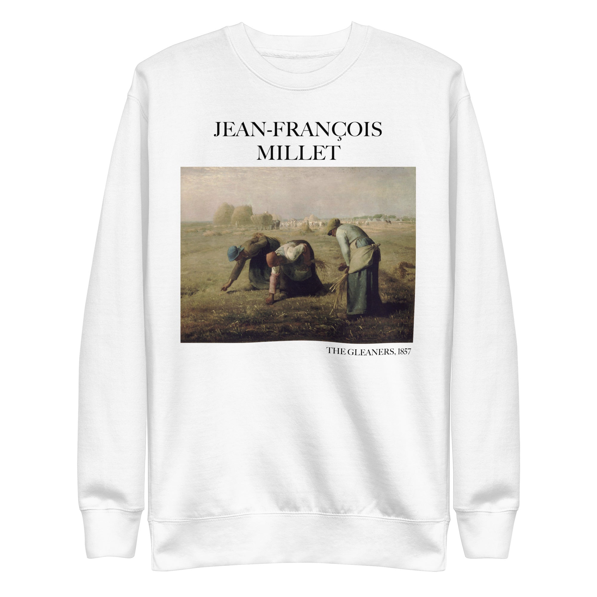 Jean-François Millet 'The Gleaners' Famous Painting Sweatshirt | Unisex Premium Sweatshirt