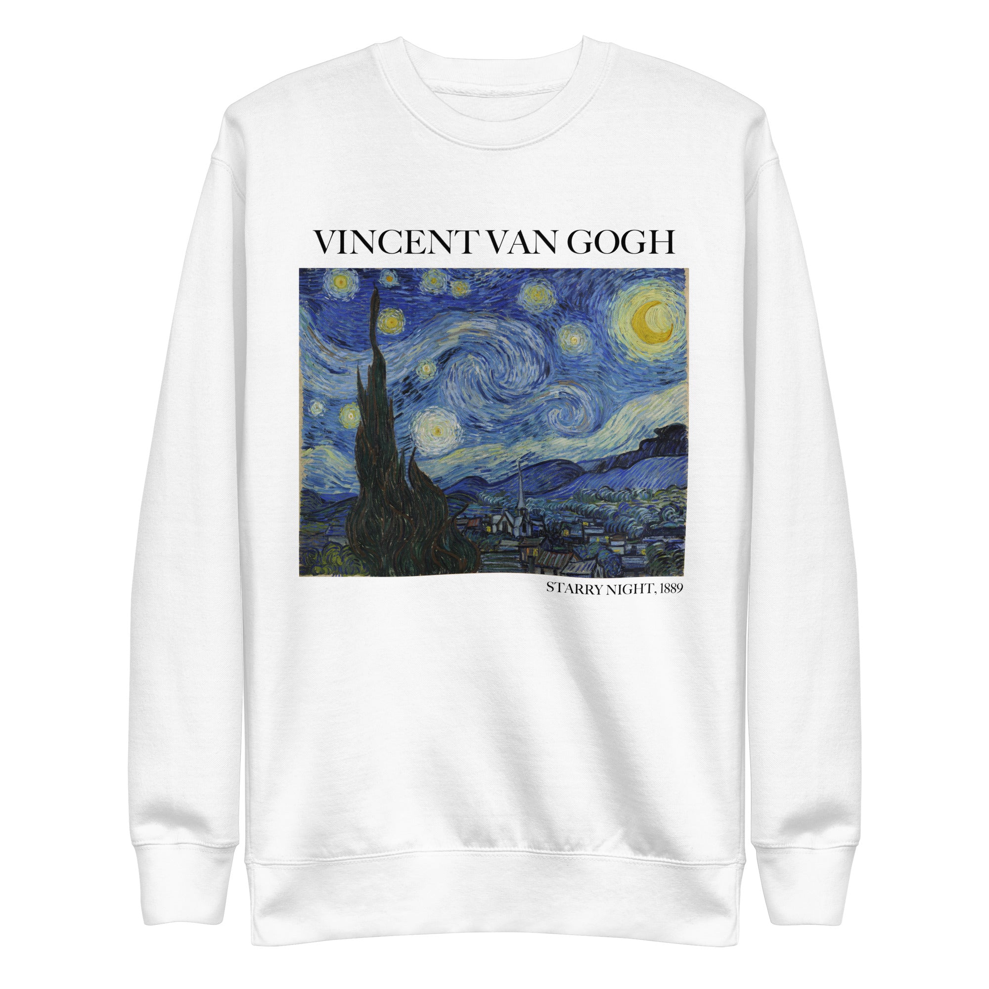 Vincent van Gogh 'Starry Night' Famous Painting Sweatshirt | Unisex Premium Sweatshirt