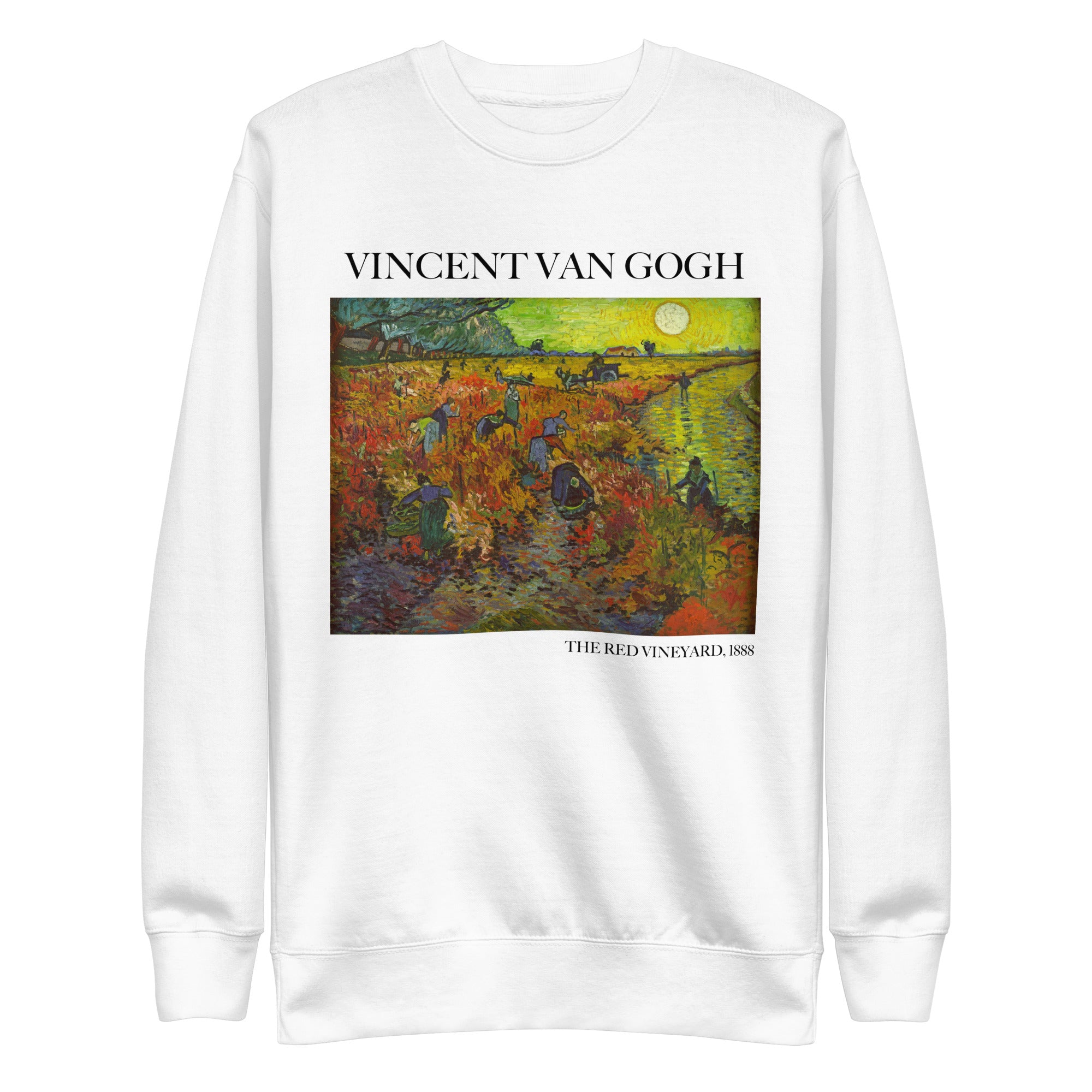 Vincent van Gogh 'The Red Vineyard' Famous Painting Sweatshirt | Unisex Premium Sweatshirt