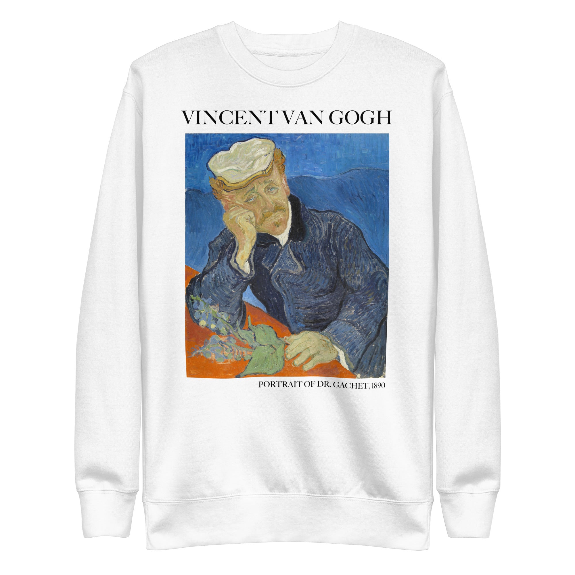 Vincent van Gogh 'Portrait of Dr. Gachet' Famous Painting Sweatshirt | Unisex Premium Sweatshirt