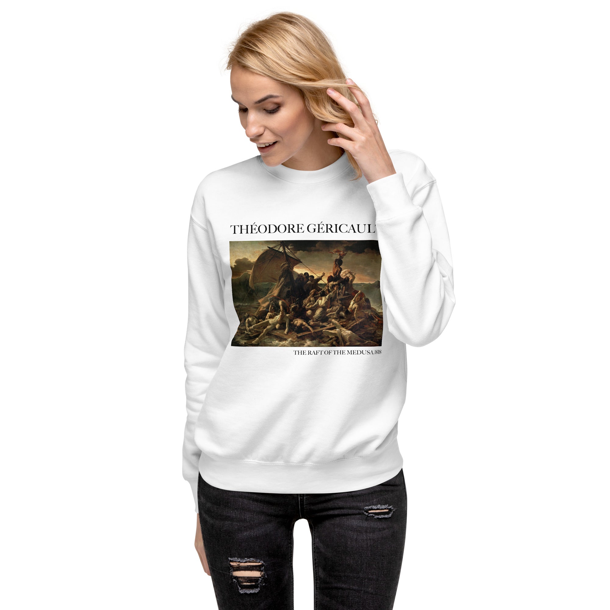 Théodore Géricault 'The Raft of the Medusa' Famous Painting Sweatshirt | Unisex Premium Sweatshirt