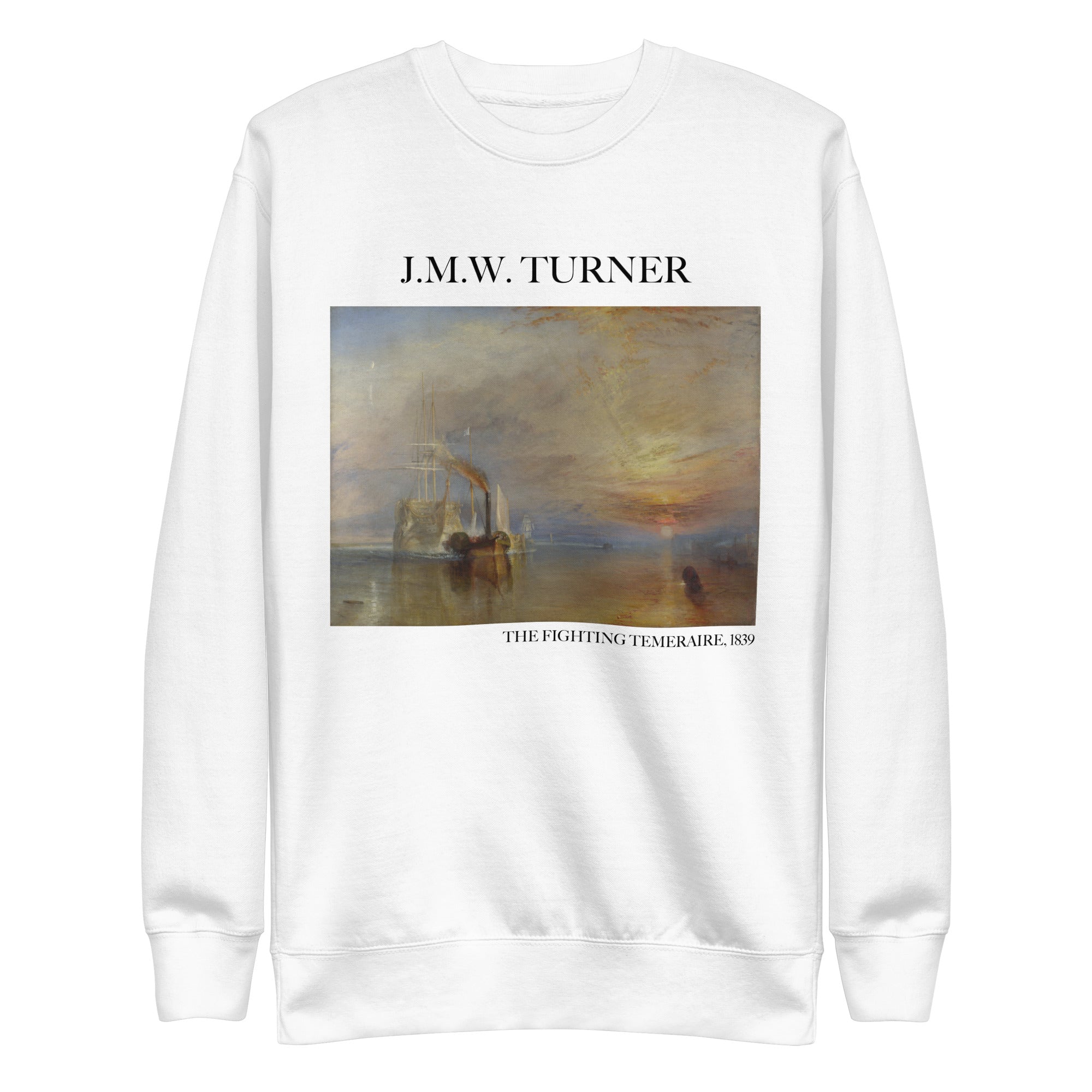 Sweatshirt mit berühmtem Gemälde „The Fighting Temeraire“ von JMW Turner | Premium-Sweatshirt für Unisex