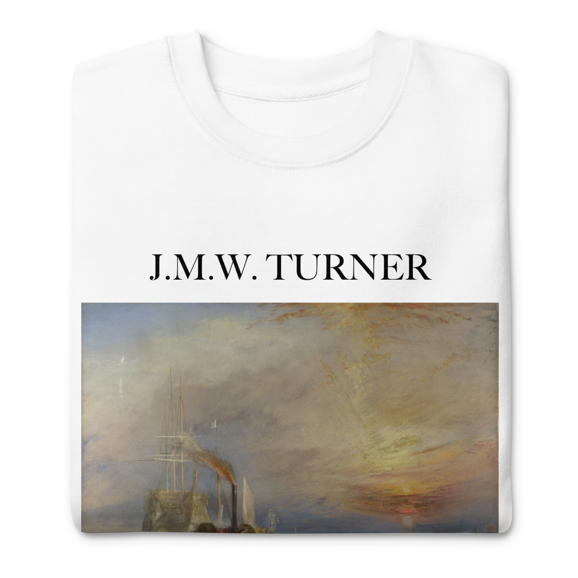 Sweatshirt mit berühmtem Gemälde „The Fighting Temeraire“ von JMW Turner | Premium-Sweatshirt für Unisex