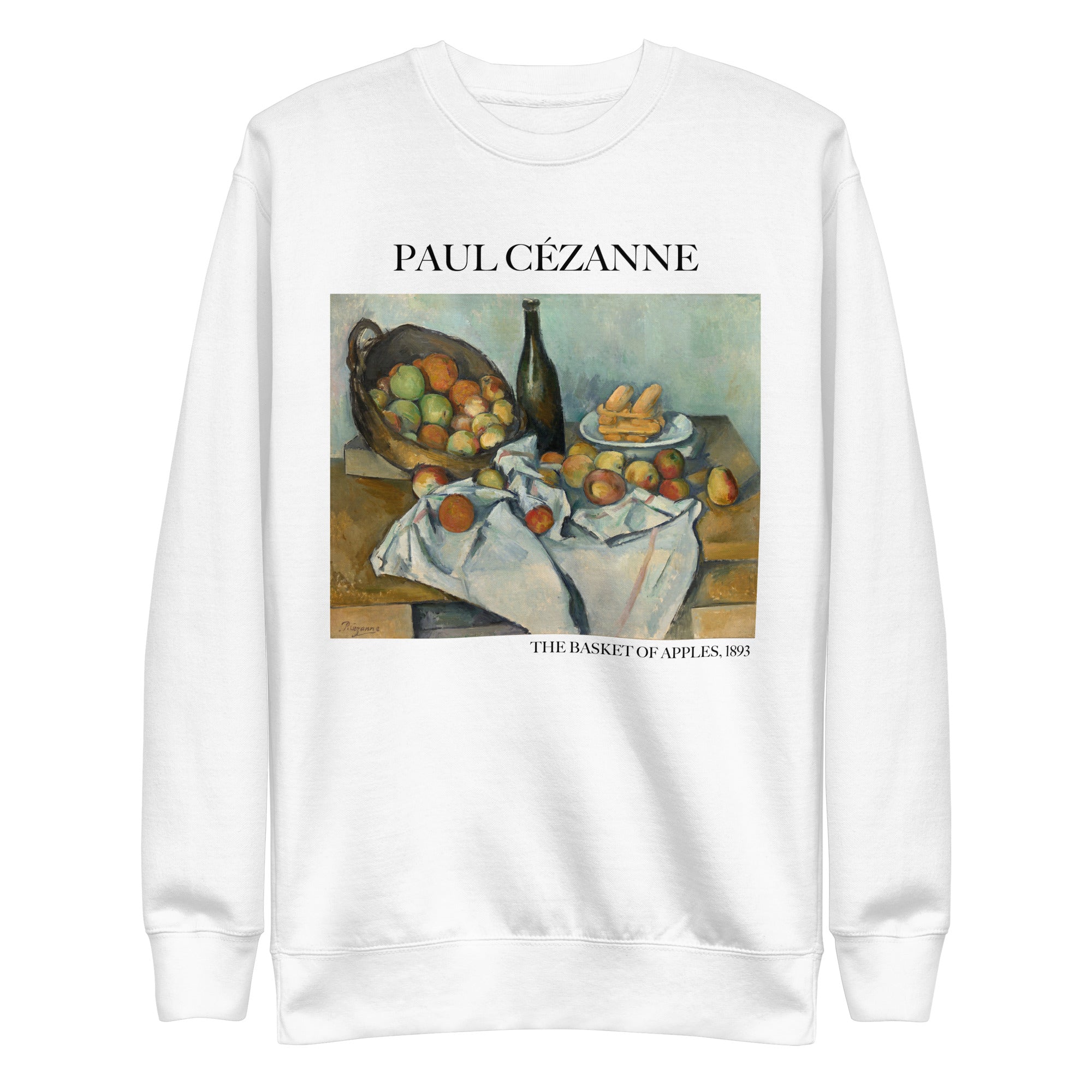 Paul Cézanne 'The Basket of Apples' Famous Painting Sweatshirt | Unisex Premium Sweatshirt