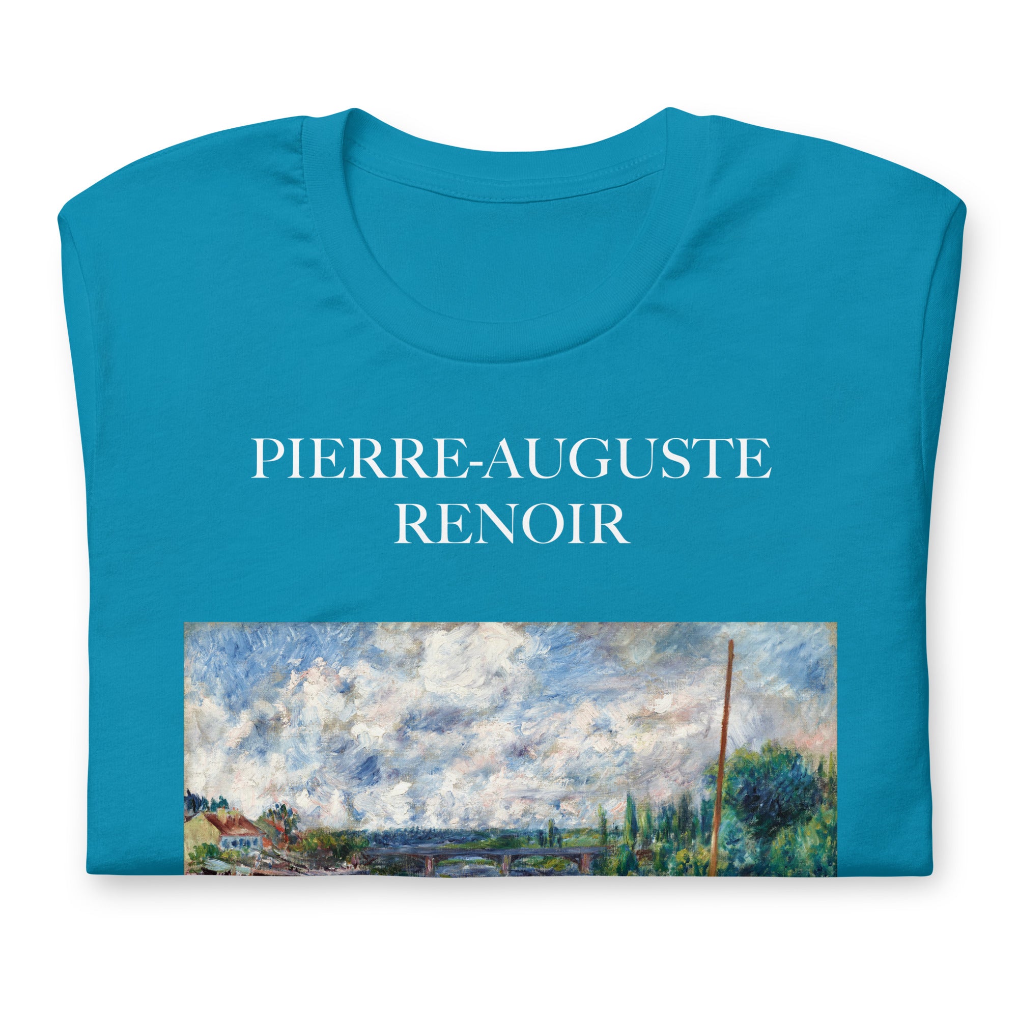 Pierre-Auguste Renoir 'The Seine at Chatou' Famous Painting T-Shirt | Unisex Classic Art Tee
