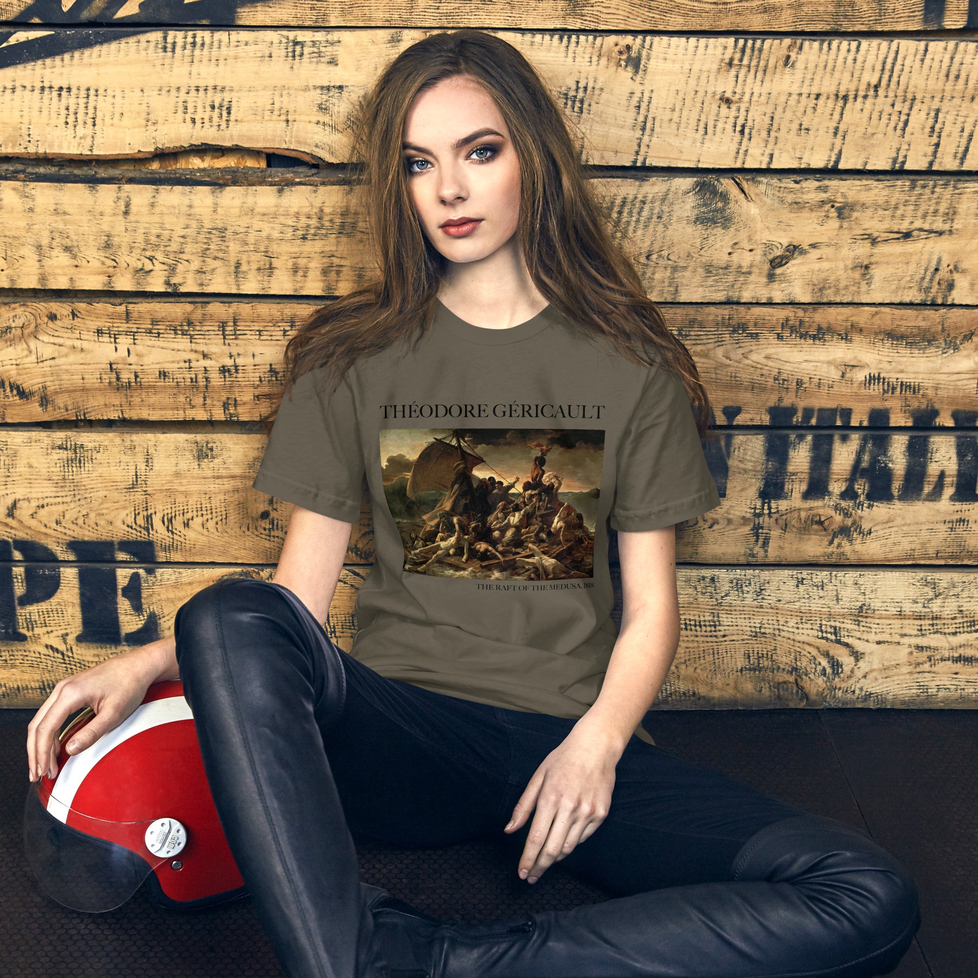 T-Shirt mit berühmtem Gemälde „Das Floß der Medusa“ von Théodore Géricault | Unisex-T-Shirt mit klassischem Kunst-Motiv