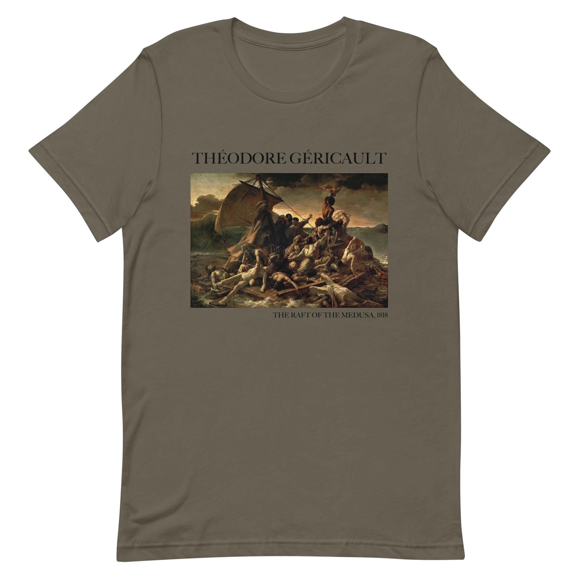 T-Shirt mit berühmtem Gemälde „Das Floß der Medusa“ von Théodore Géricault | Unisex-T-Shirt mit klassischem Kunst-Motiv