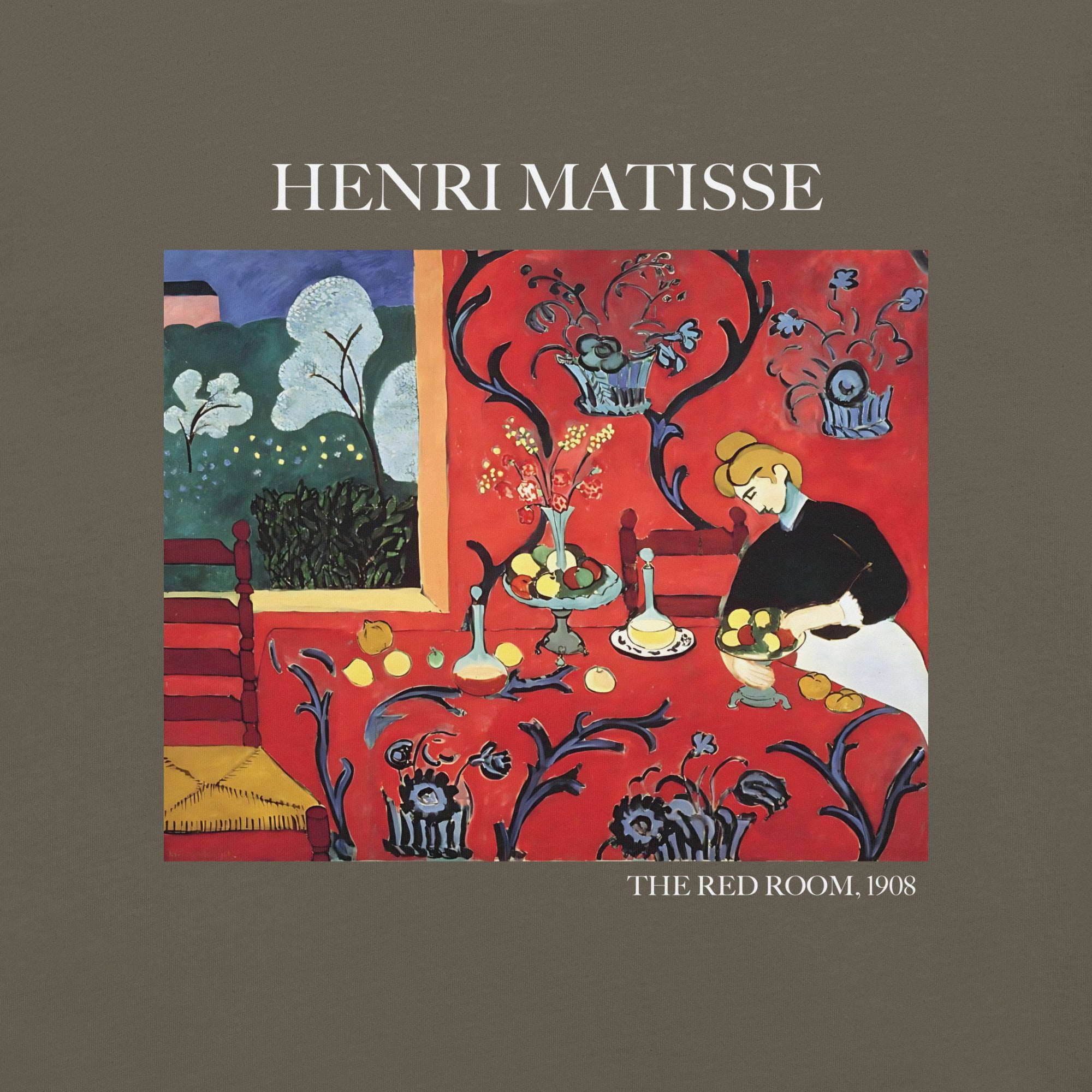 Henri Matisse T-Shirt „Das rote Zimmer“, berühmtes Gemälde, Unisex, klassisches Kunst-T-Shirt