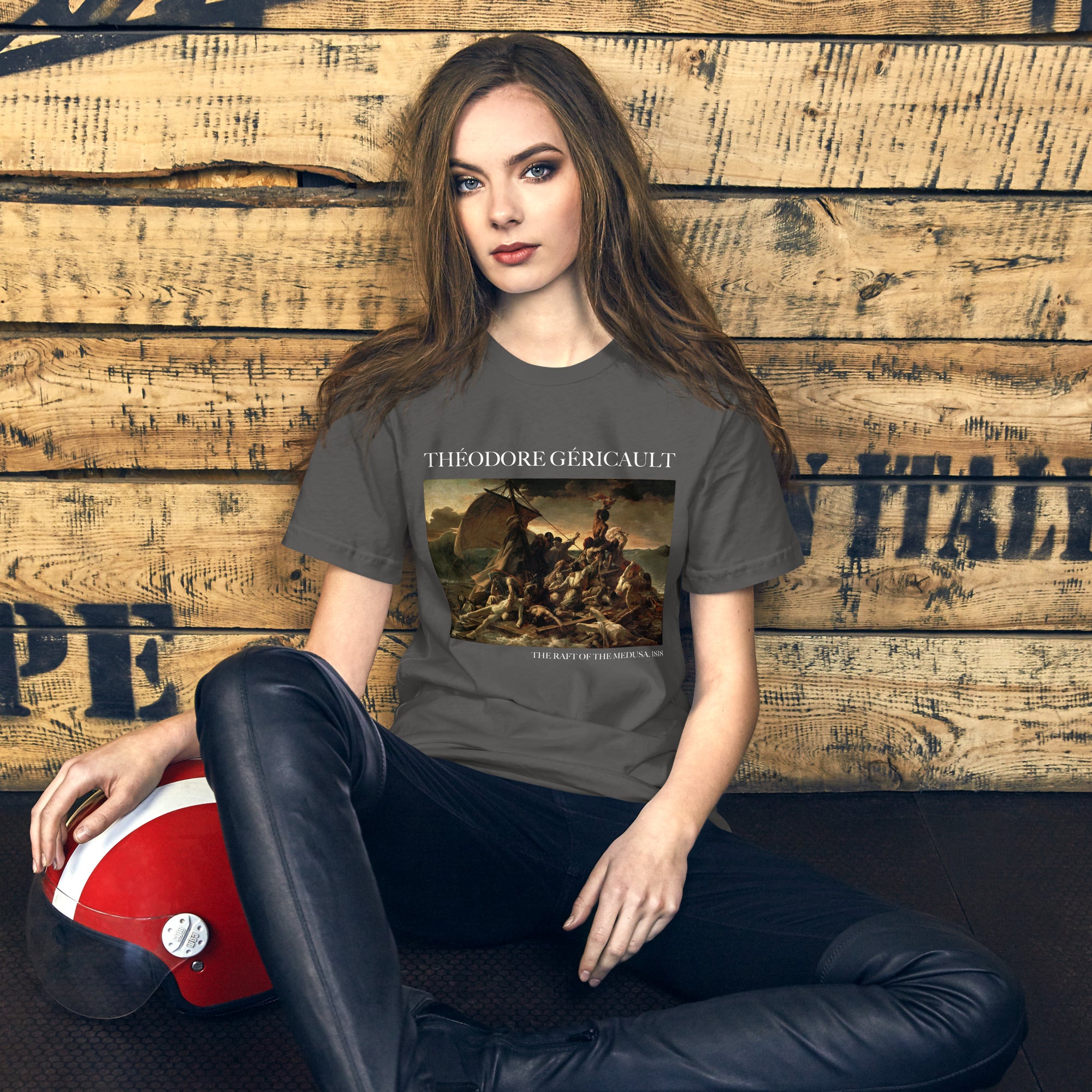 T-Shirt mit berühmtem Gemälde „Das Floß der Medusa“ von Théodore Géricault | Unisex-T-Shirt mit klassischem Kunst-Motiv