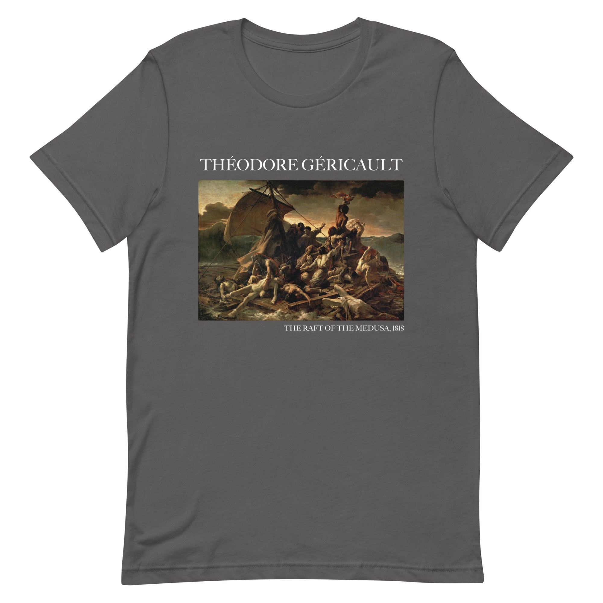 T-Shirt mit berühmtem Gemälde „Das Floß der Medusa“ von Théodore Géricault | Unisex-T-Shirt mit klassischem Kunst-Motiv