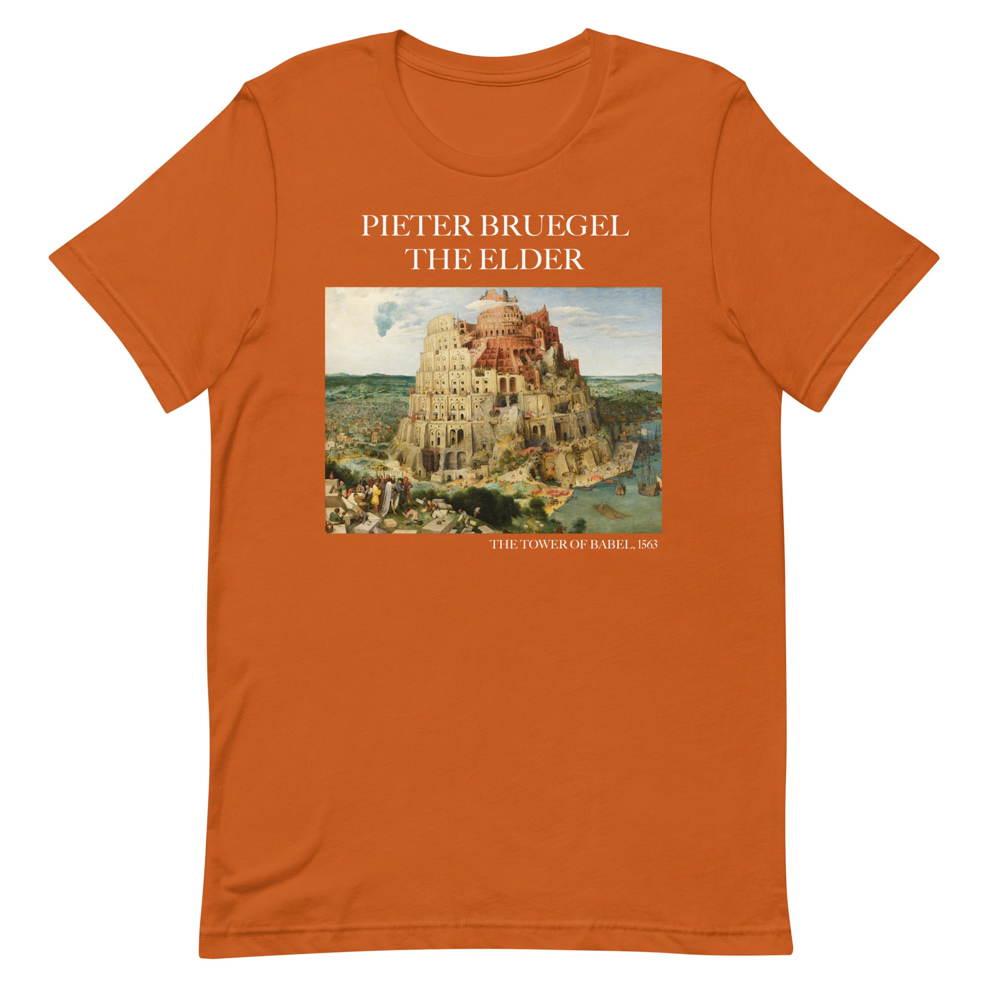 Pieter Bruegel the Elder 'The Tower of Babel' Famous Painting T-Shirt | Unisex Classic Art Tee