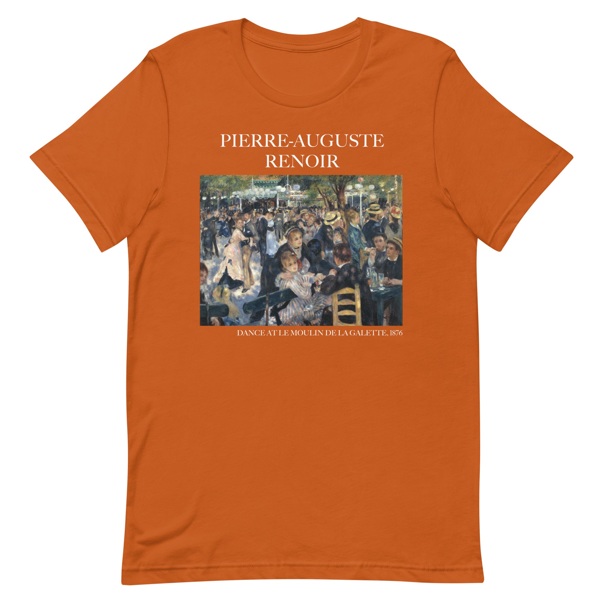 Pierre-Auguste Renoir 'Tanz im Moulin de la Galette' berühmtes Gemälde T-Shirt | Unisex Klassisches Art T-Shirt