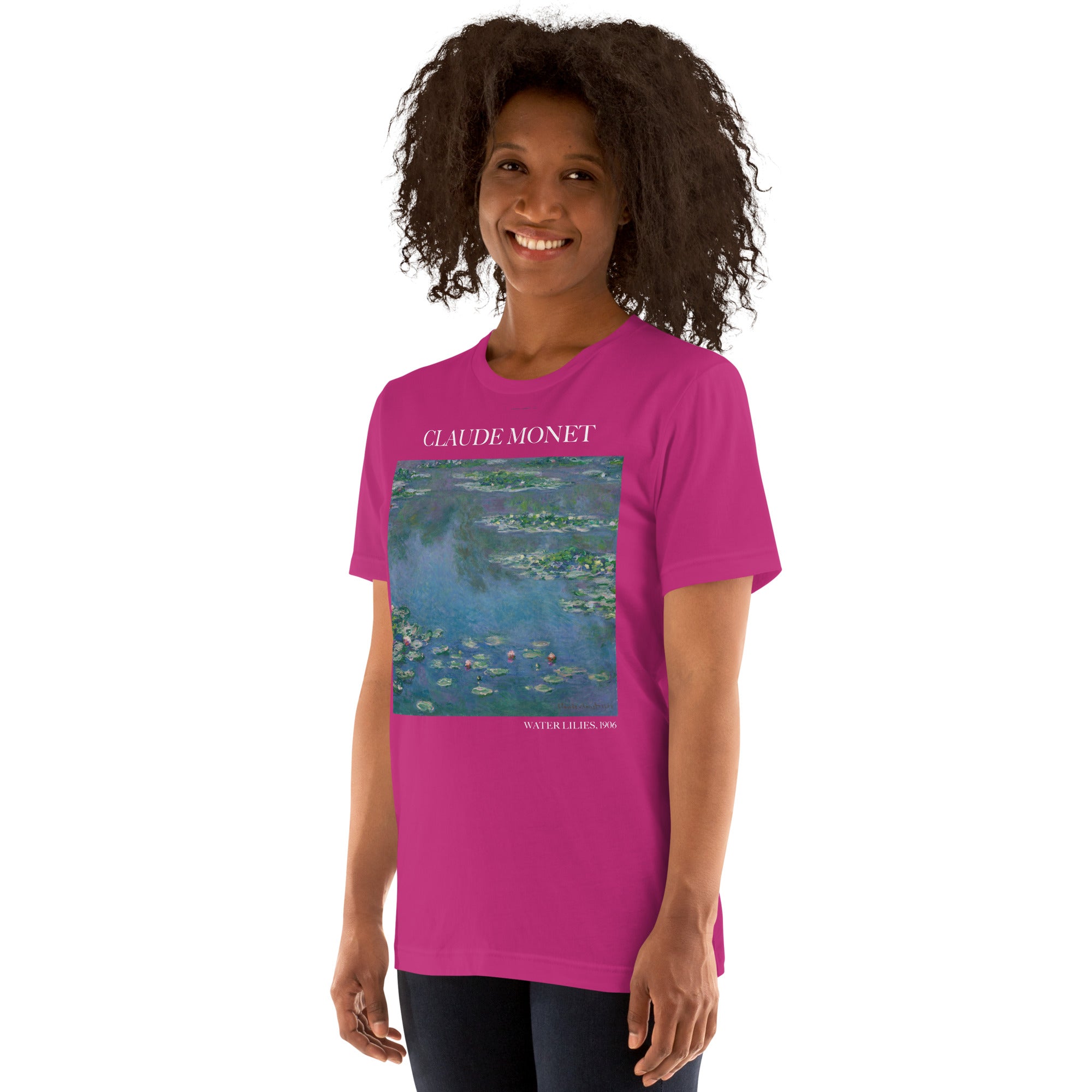 T-Shirt „Seerosen“ von Claude Monet, berühmtes Gemälde, Unisex, klassisches Kunst-T-Shirt