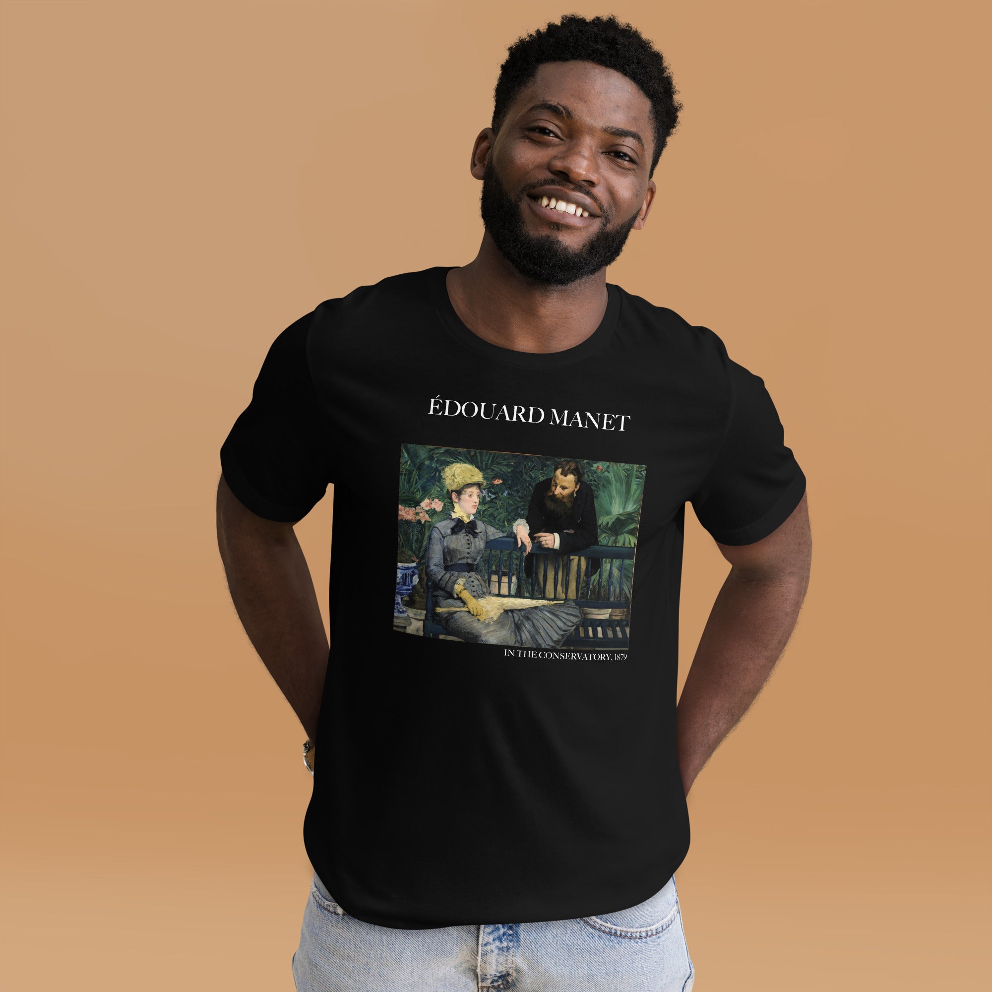 Édouard Manet 'In the Conservatory' Famous Painting T-Shirt | Unisex Classic Art Tee