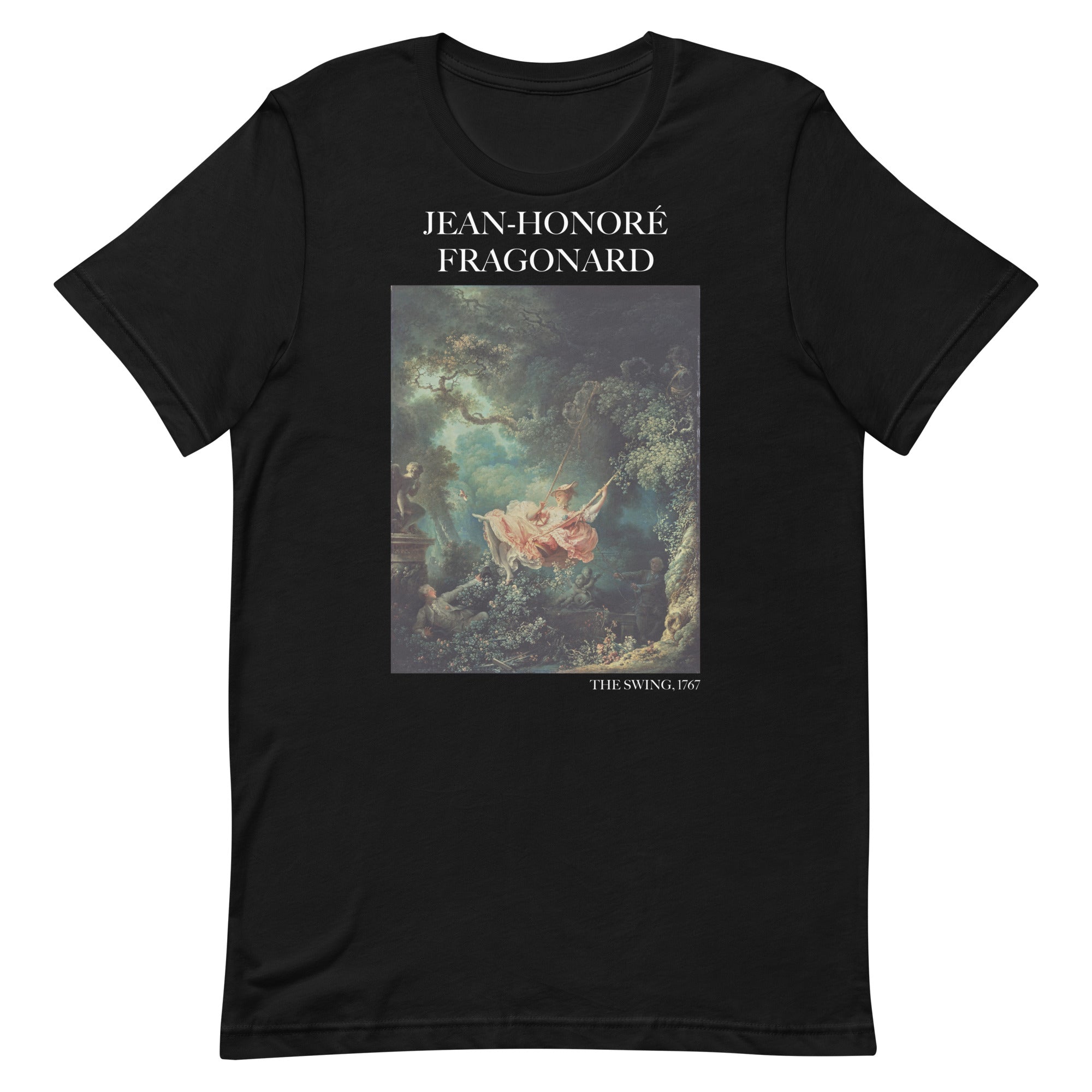 Jean-Honoré Fragonard 'The Swing' Famous Painting T-Shirt | Unisex Classic Art Tee