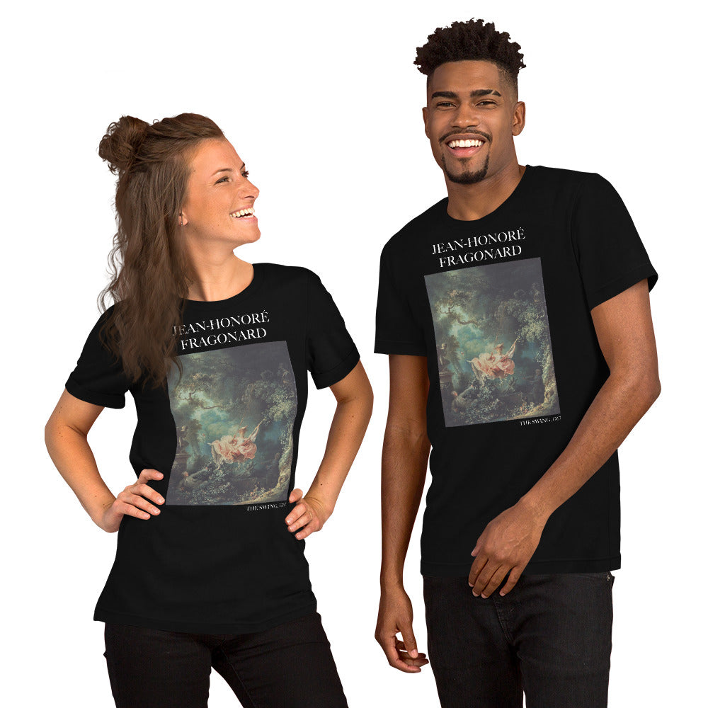 Jean-Honoré Fragonard 'The Swing' Famous Painting T-Shirt | Unisex Classic Art Tee