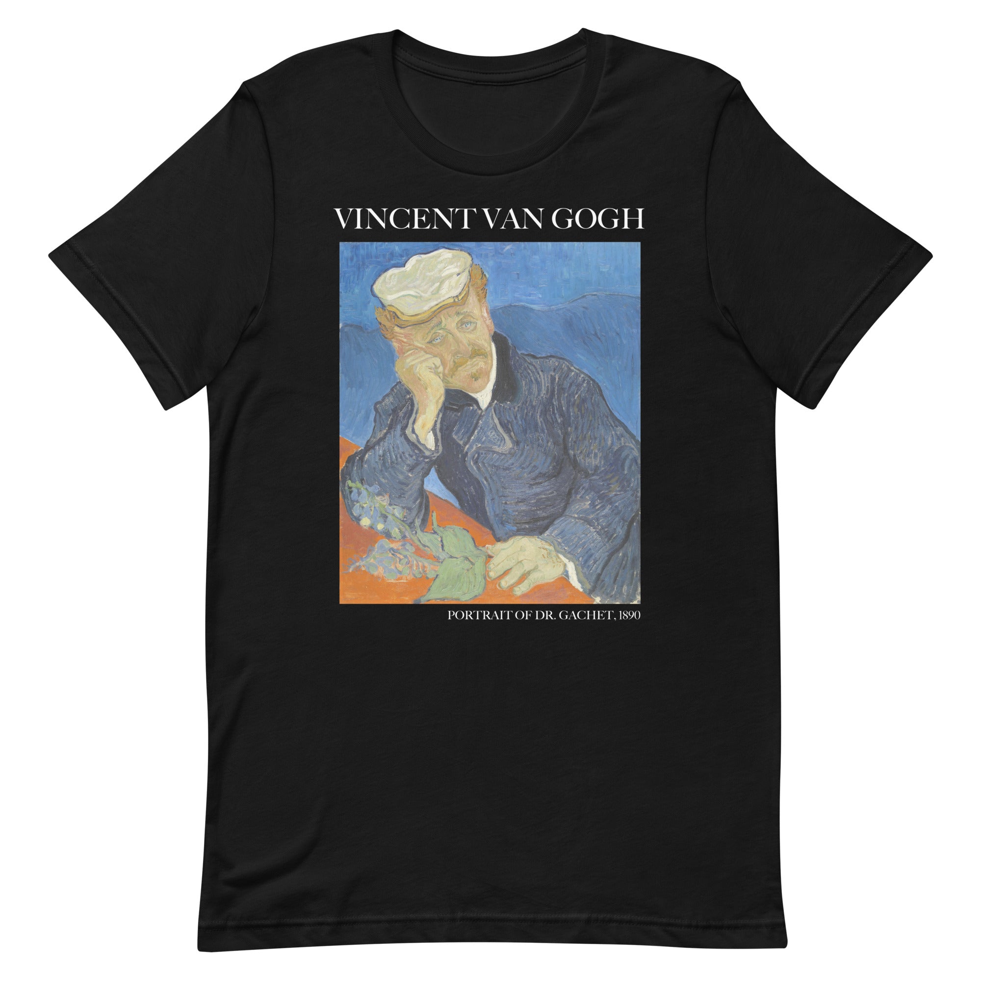 Vincent van Gogh 'Portrait of Dr. Gachet' Famous Painting T-Shirt | Unisex Classic Art Tee