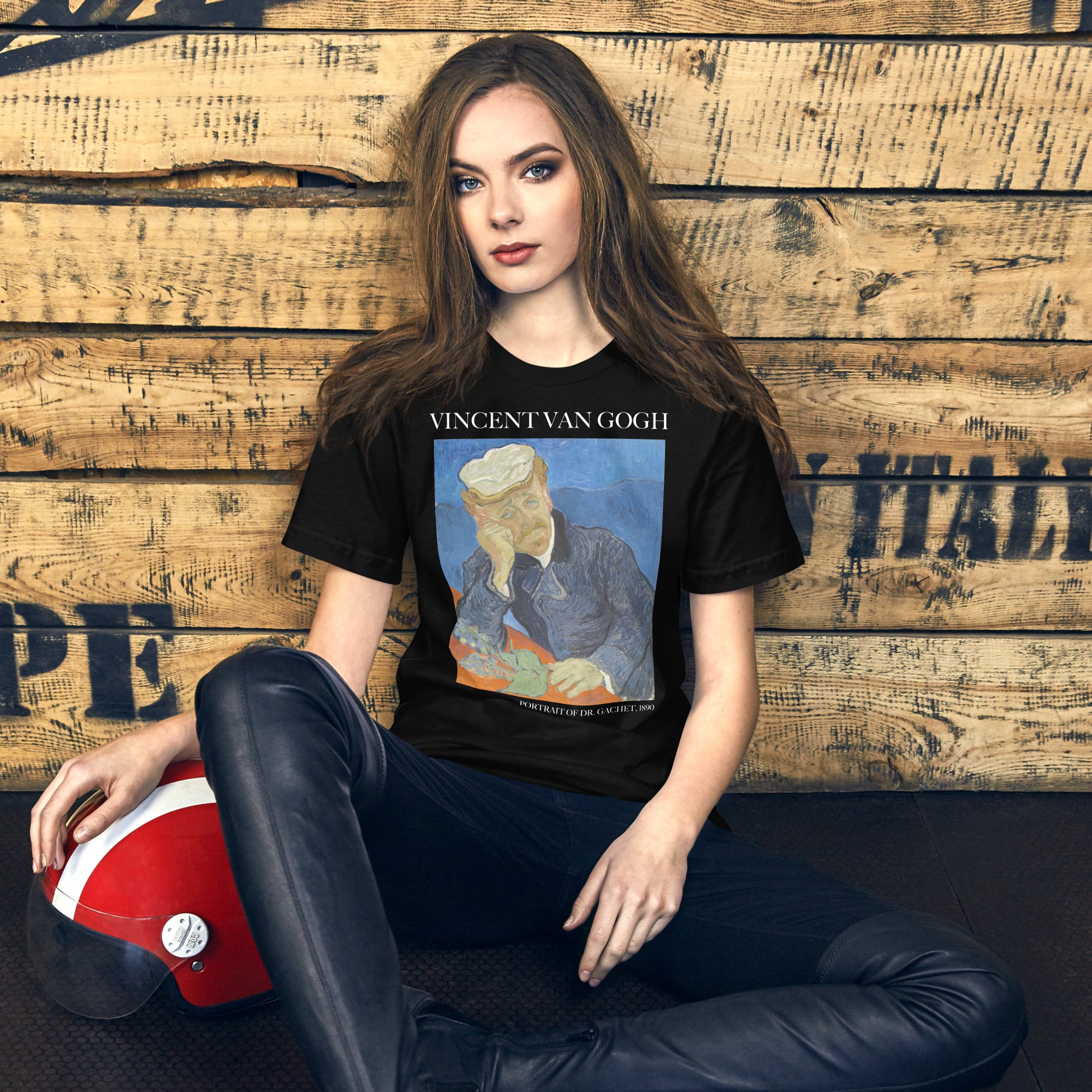 Vincent van Gogh 'Portrait of Dr. Gachet' Famous Painting T-Shirt | Unisex Classic Art Tee