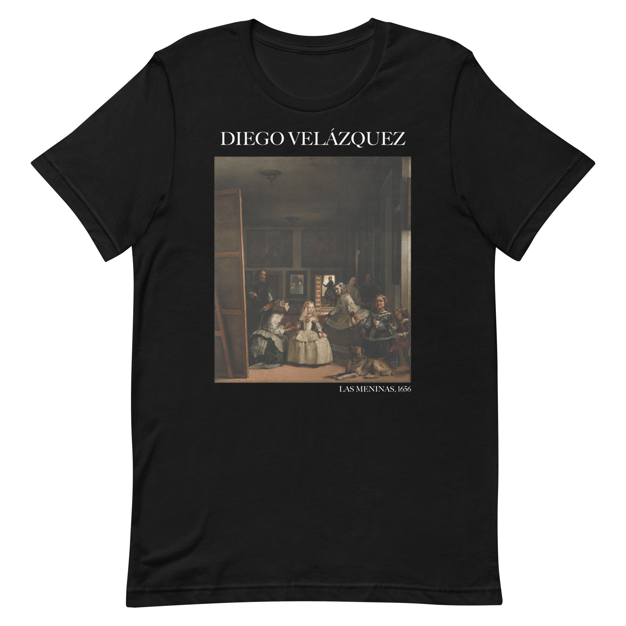 Diego Velázquez 'Las Meninas' Berühmtes Gemälde T-Shirt | Unisex Klassisches Kunst-T-Shirt