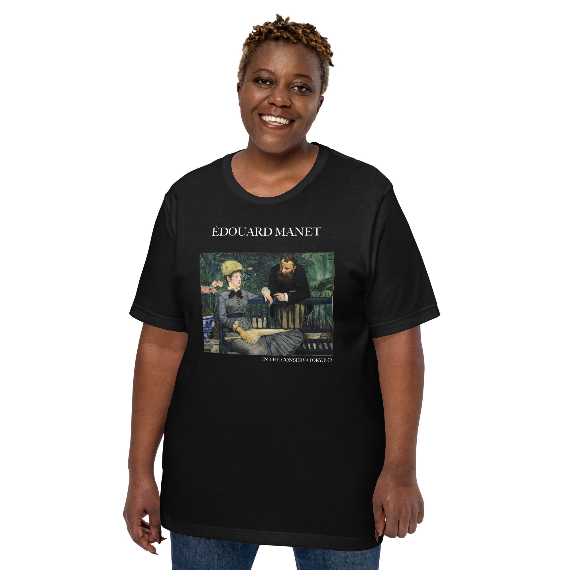 T-Shirt mit berühmtem Gemälde „Im Wintergarten“ von Édouard Manet, Unisex, klassisches Kunst-T-Shirt