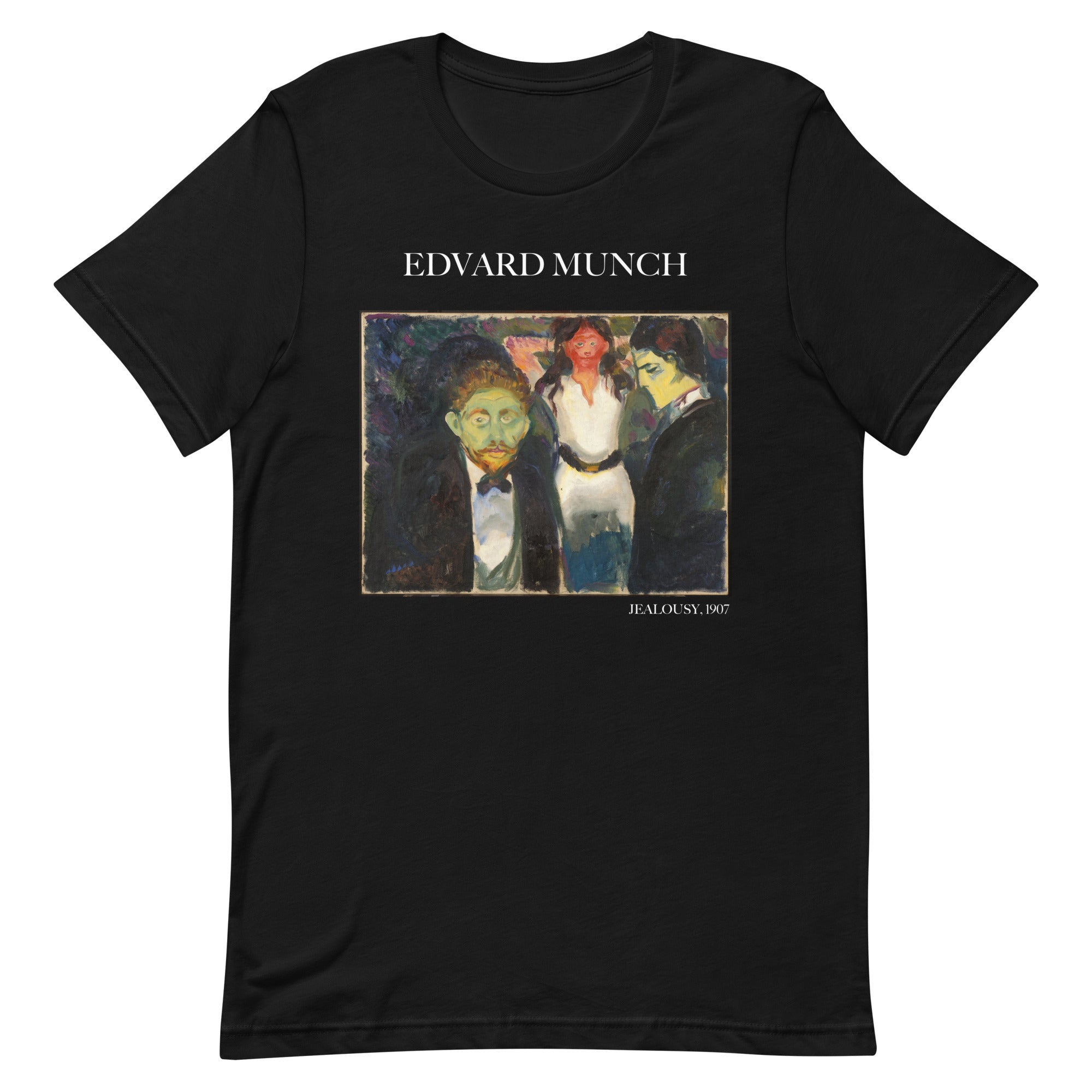 Edvard Munch 'Jealousy' Famous Painting T-Shirt | Unisex Classic Art Tee